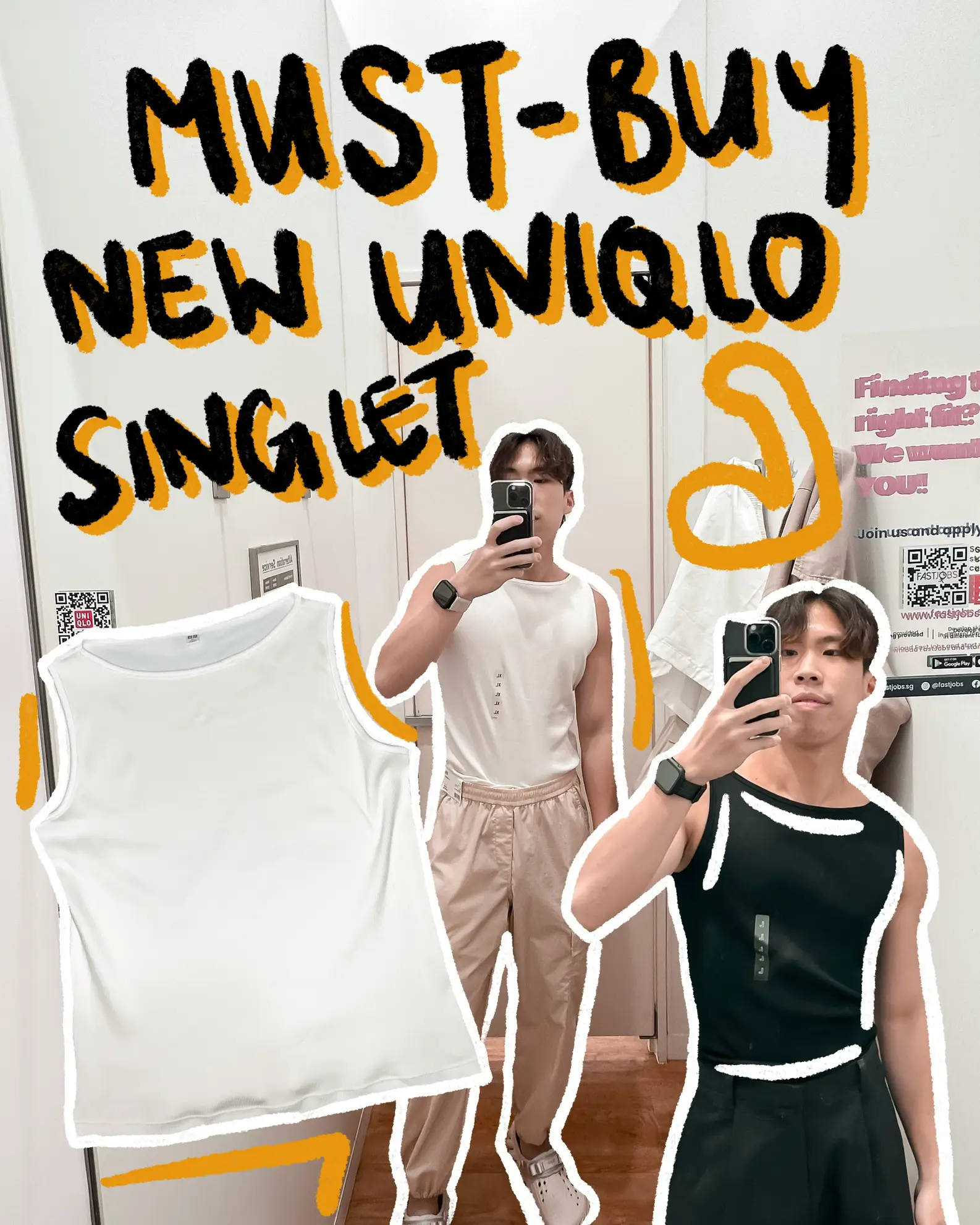 UNIQLO’s new singlet that makes you look SWOLE 💪🏻🦺's images(0)