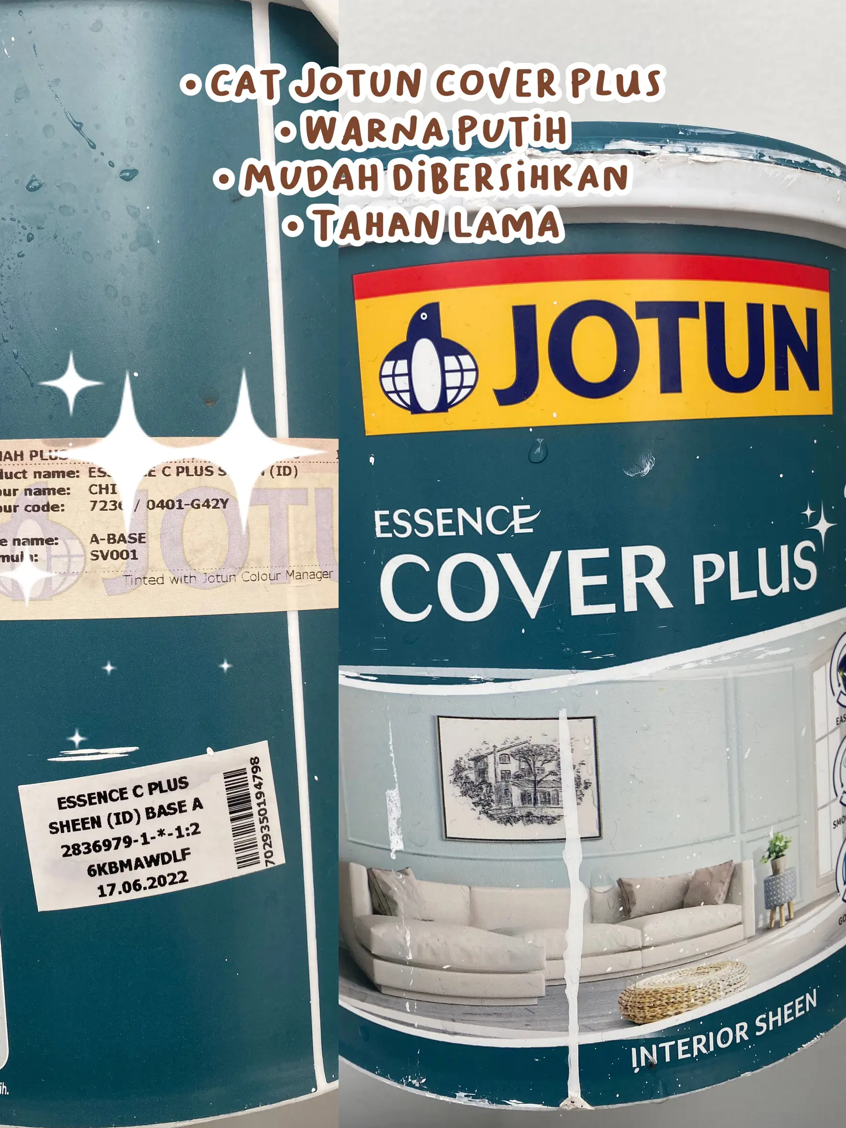 JOTUN ESSENCE COVER PLUS MATT 1 & 5 Liter Petal Pink 3021