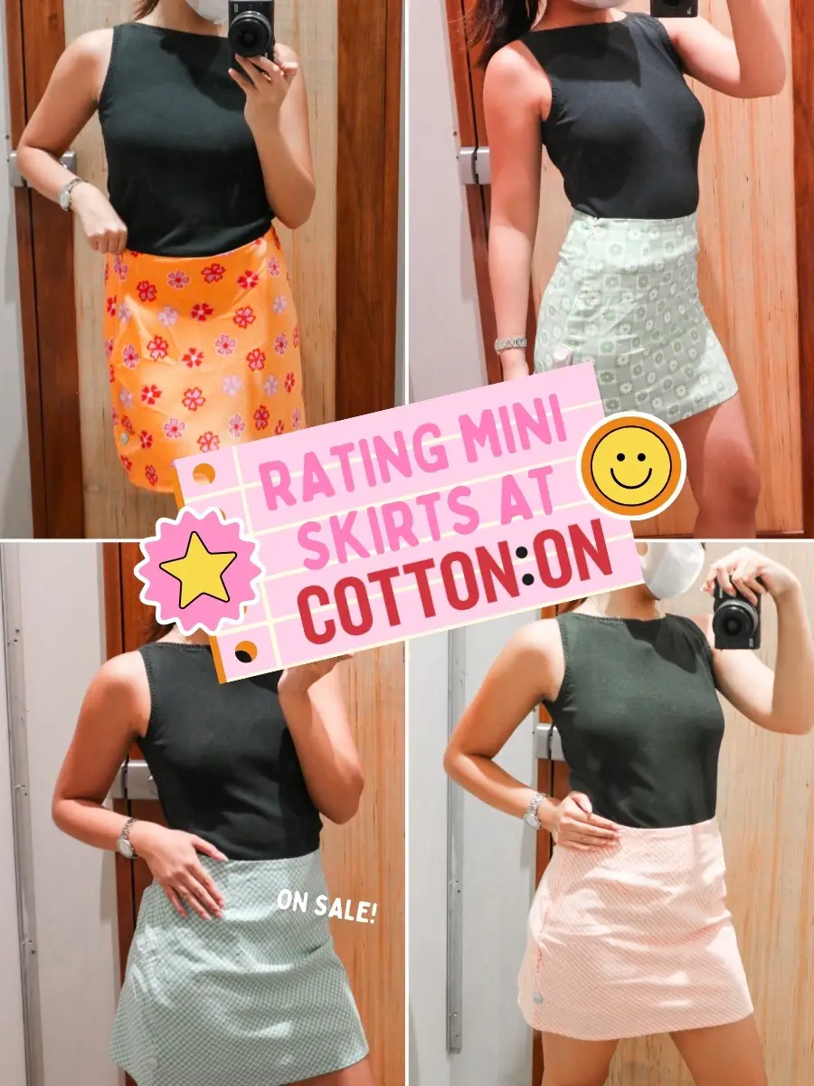 Cotton clearance on skirts