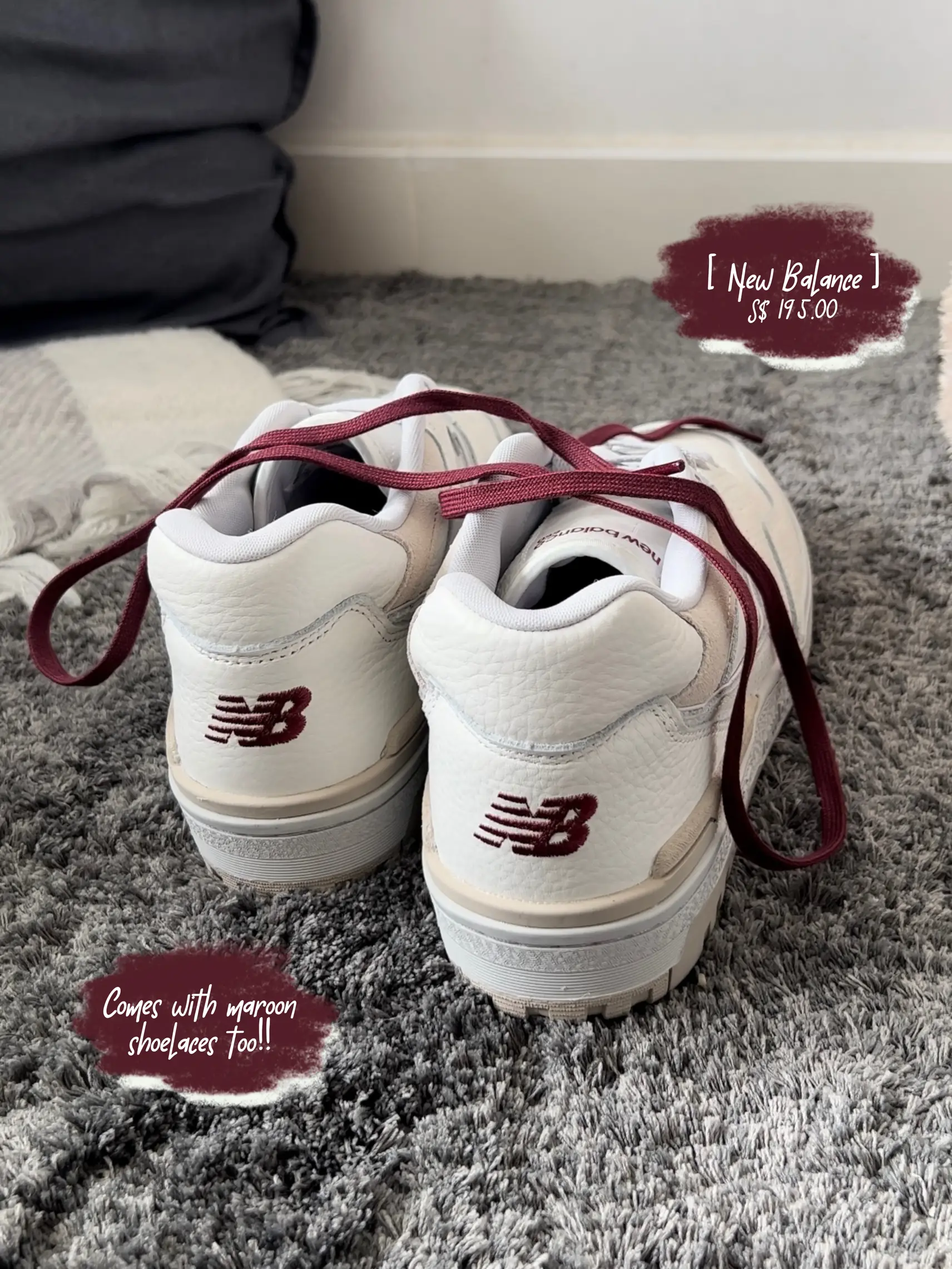 Maroon and 2024 gray new balance