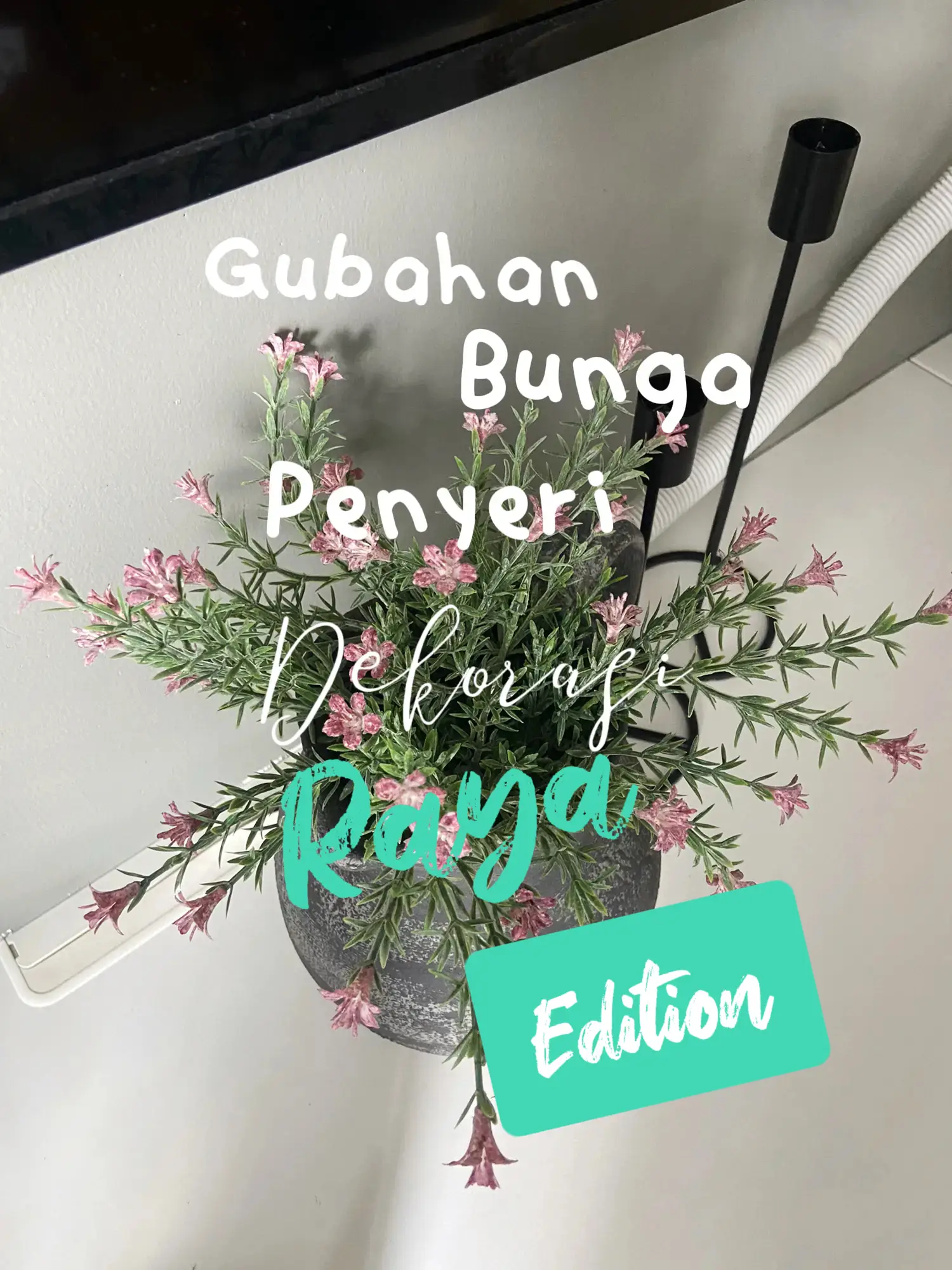 Gubahan bunga pasu meja - Gubahan Hantaran & Bunga Coklat