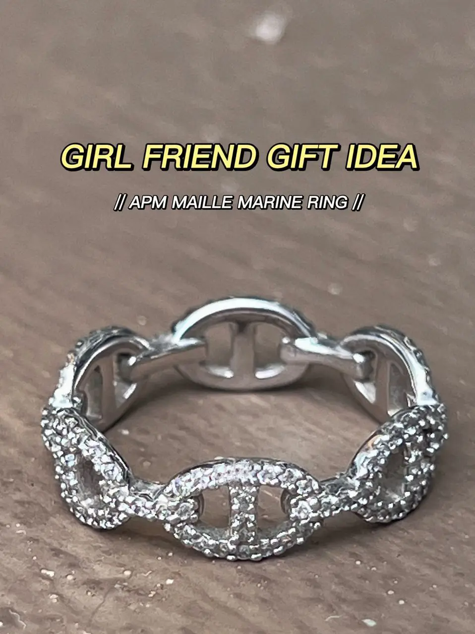 GIRL FRIEND GIFT IDEA APM MALLIE MARINE RING Galeri disiarkan