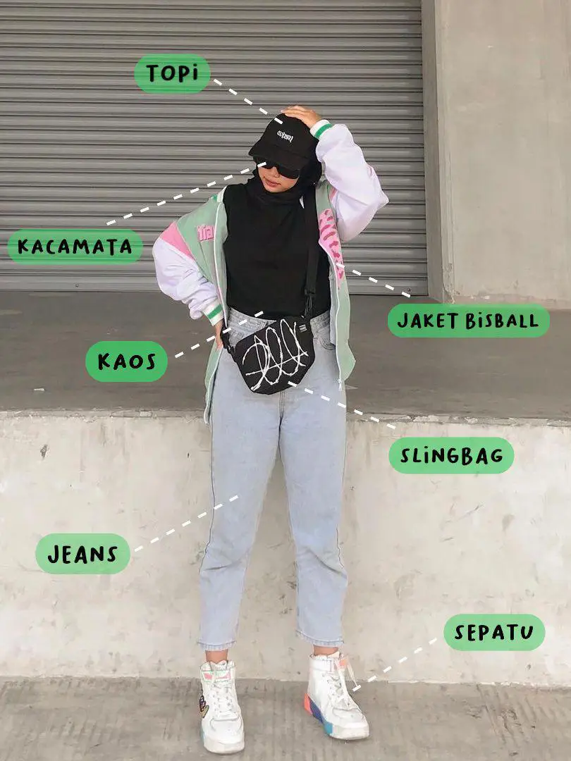 INSPIRASI OUTFIT HIJAU✨🍐💚👍🏻🌞 | Gallery posted by dilaaa | Lemon8