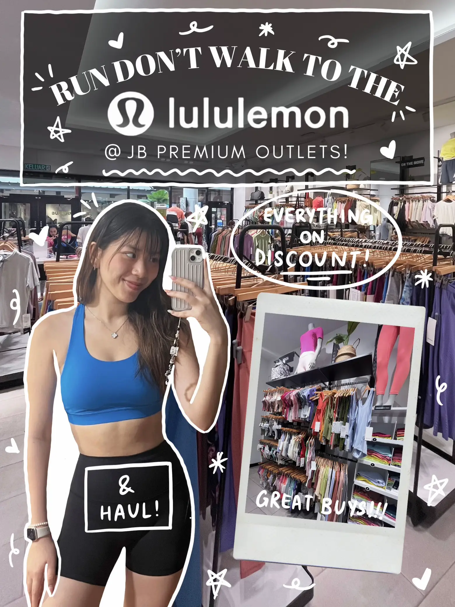 run to LULULEMON OUTLET in JB! 💸 DISCOUNTED HAUL ❤️, Gallery posted by  shanice