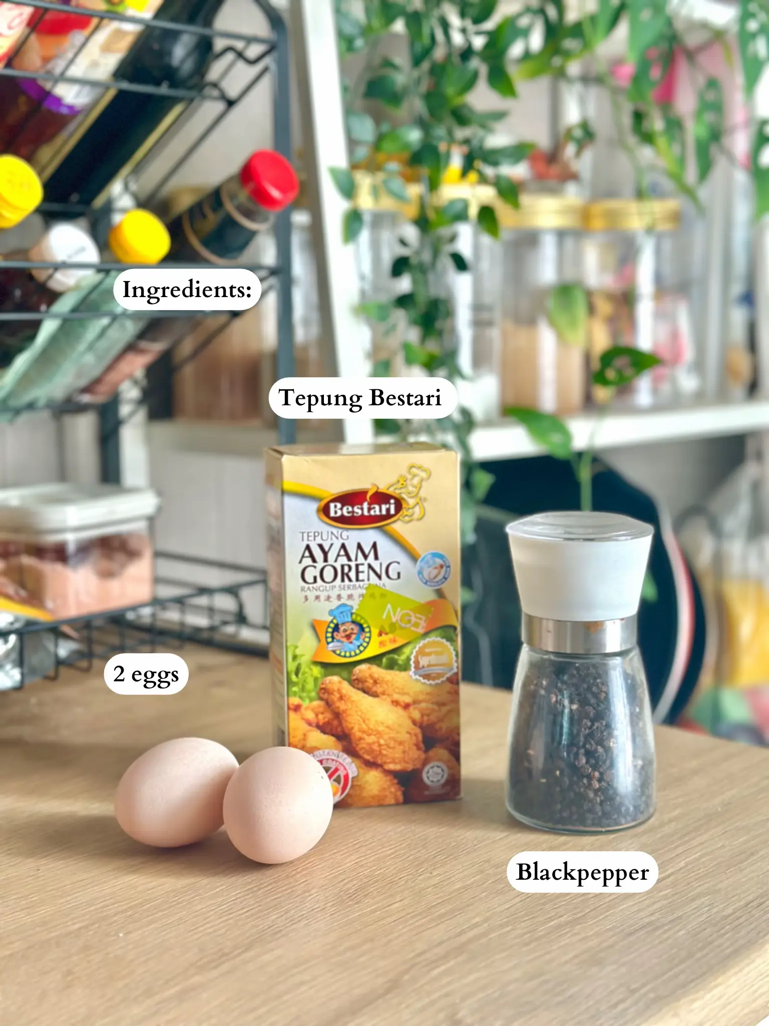 Bestari Crispy Fried Chicken Coating Mix Original Eggless coating