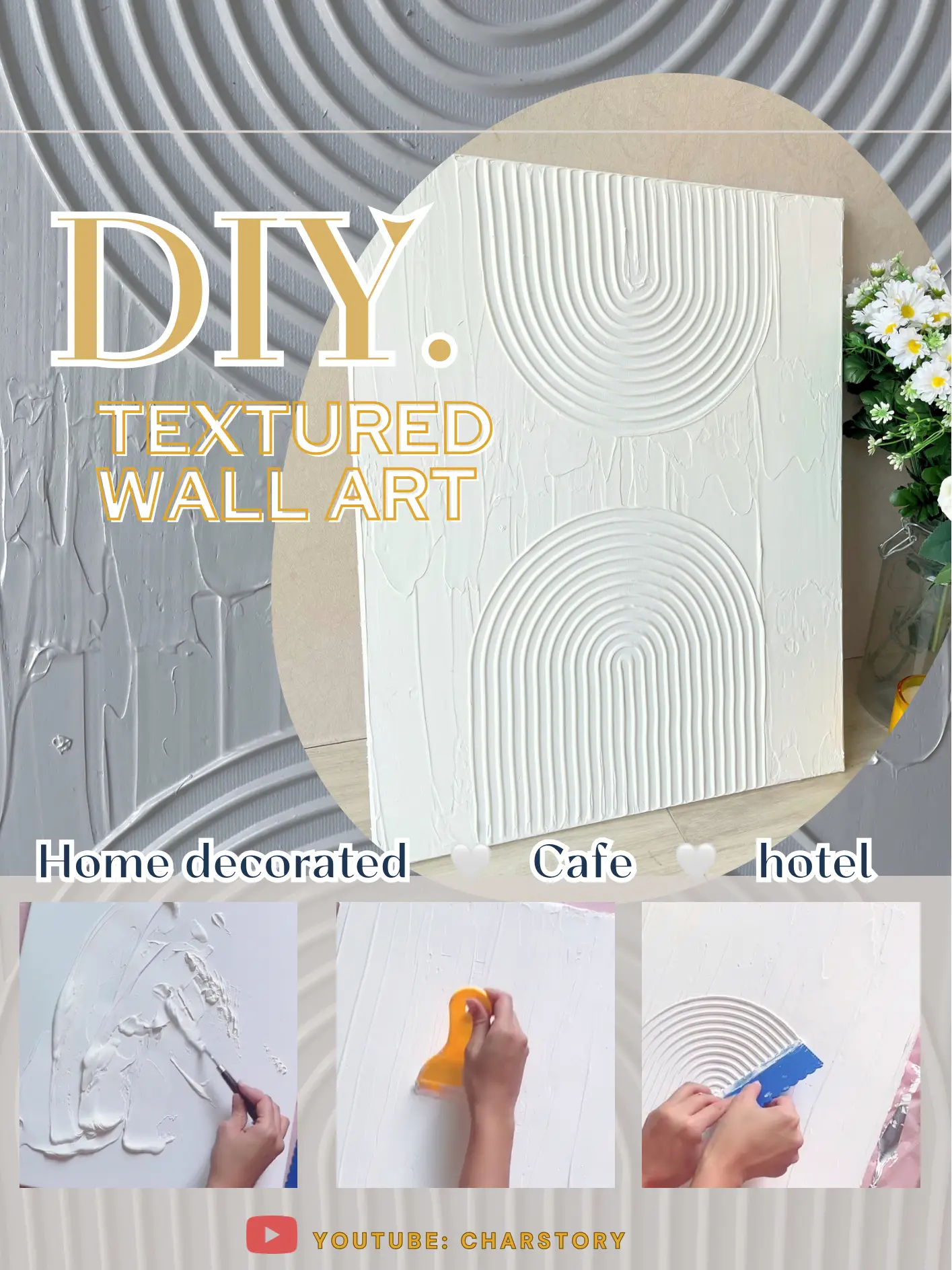 DIY. Make home decor. Wall art. So much! Save it., Gallery posted by  ช่าจะบอก