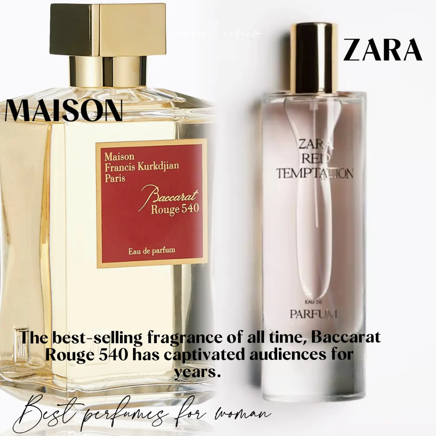 EXTREMELY AFFORDABLE BACCARAT ROUGE 540 DUPE ZARA RED TEMPTATION CHEAP  UNISEX FRAGRANCE CLONE REVIEW 