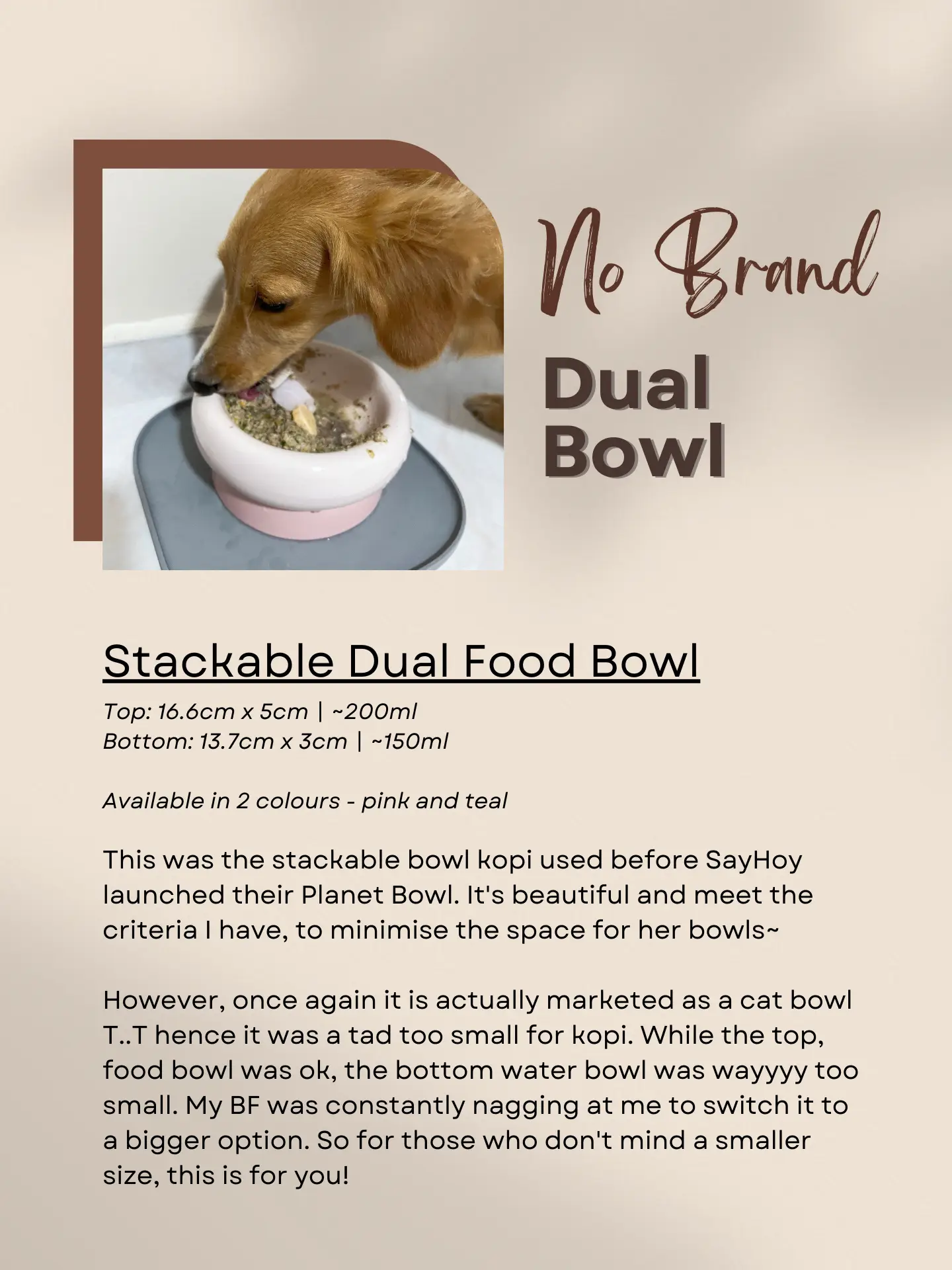 Stackable 2024 dog bowls