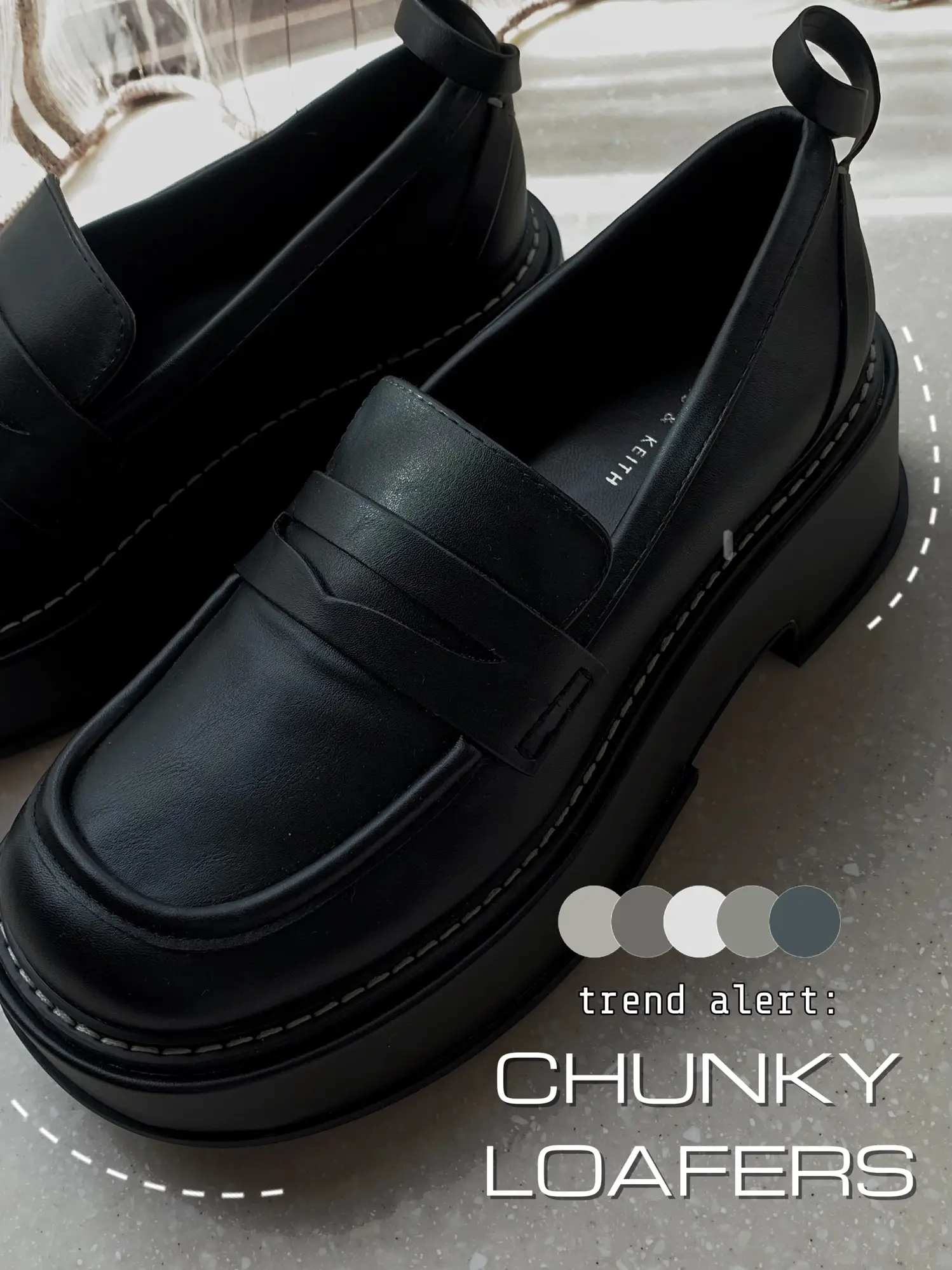 TRENDY: Chunky loafers, 4 different styles 👞