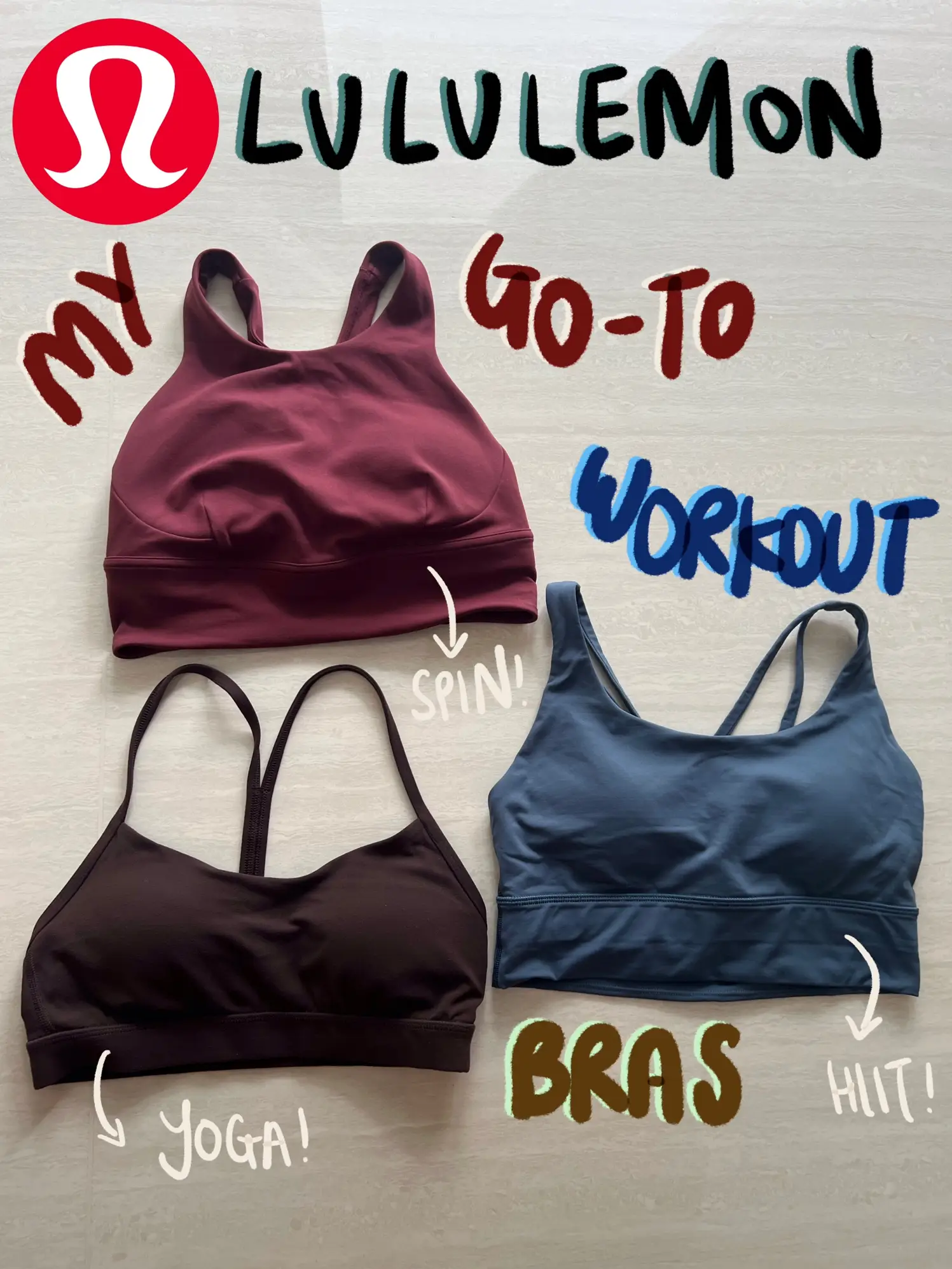 Lululemon lot: Stuff your Bra sports bra-size 6
