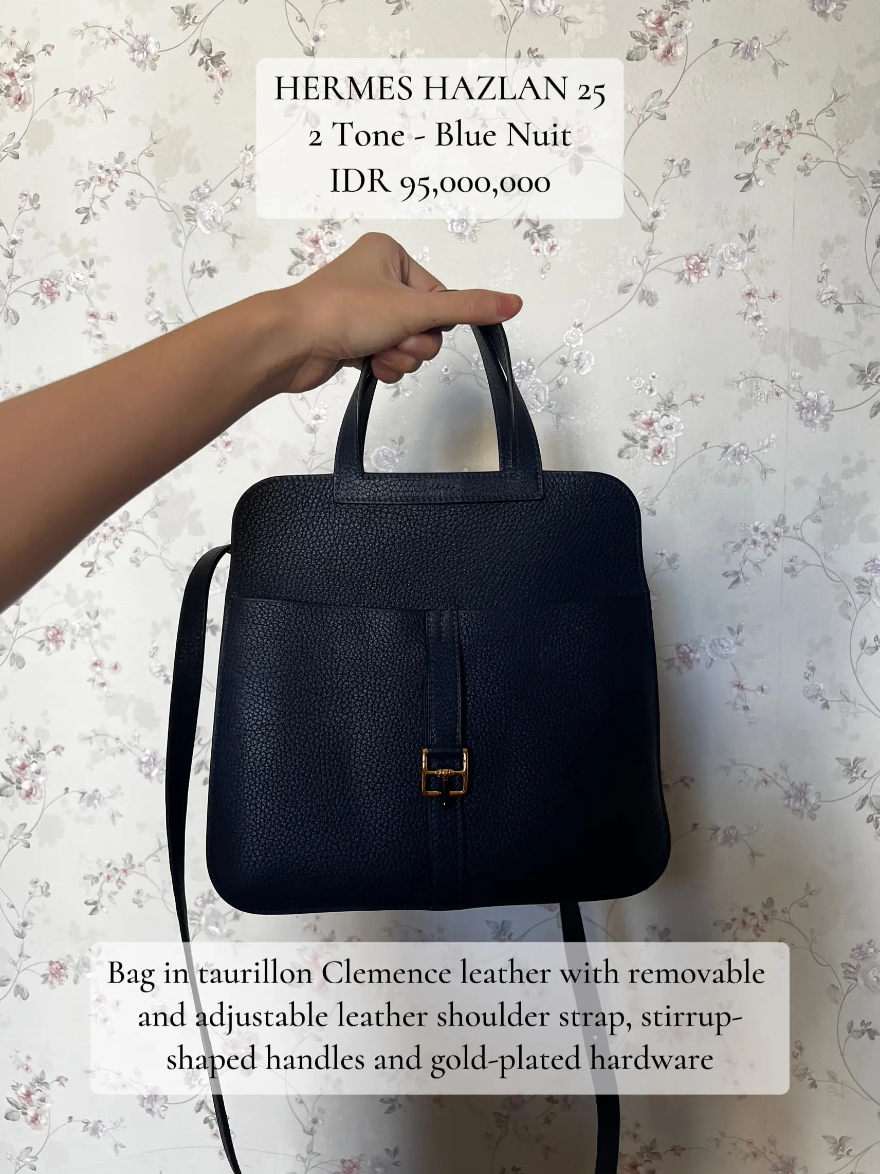 HERMES KELLY AD PM TAURILLON CLEMENCE BLUE NUIT