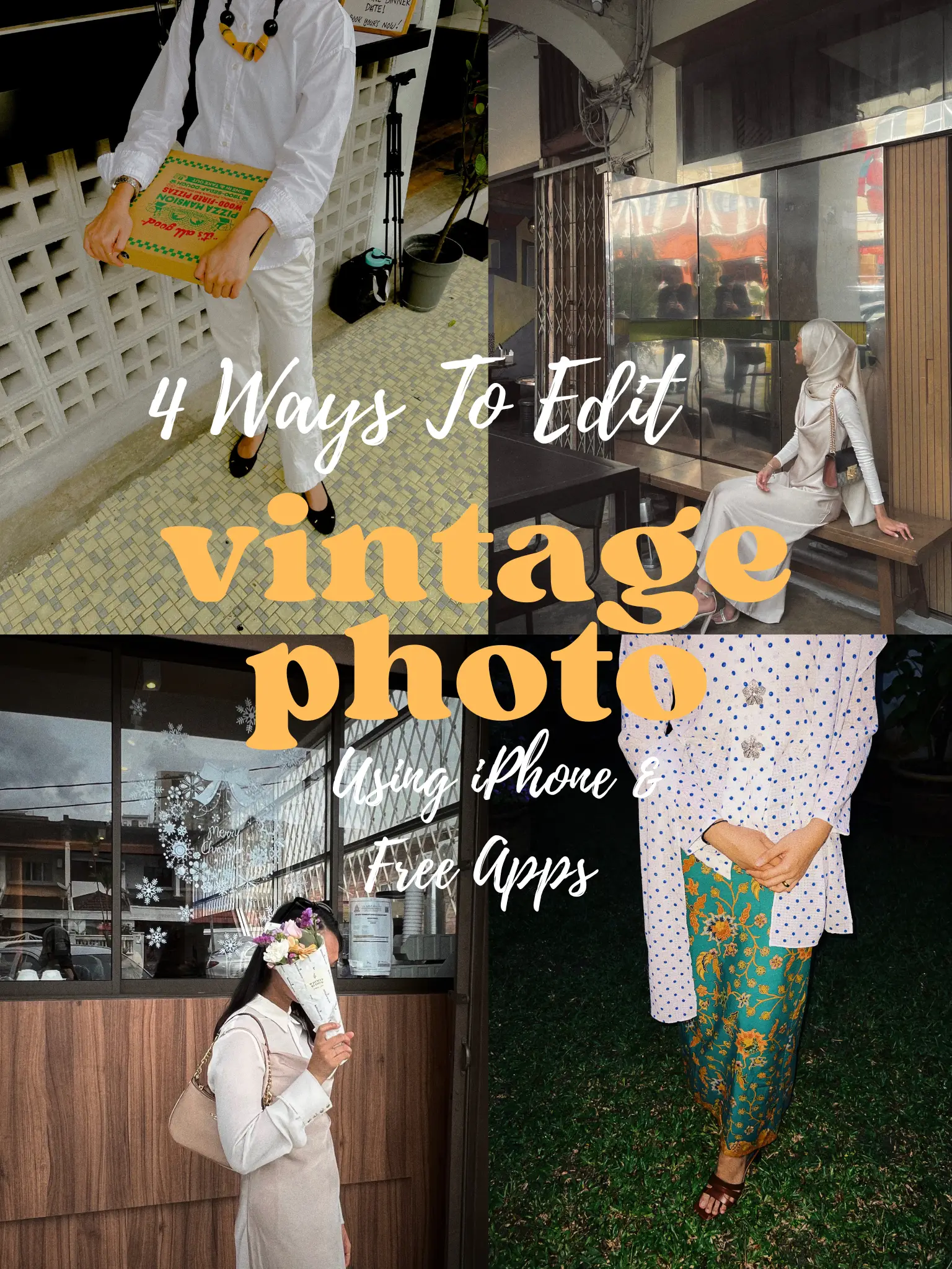 How to add a vintage aesthetic to photos