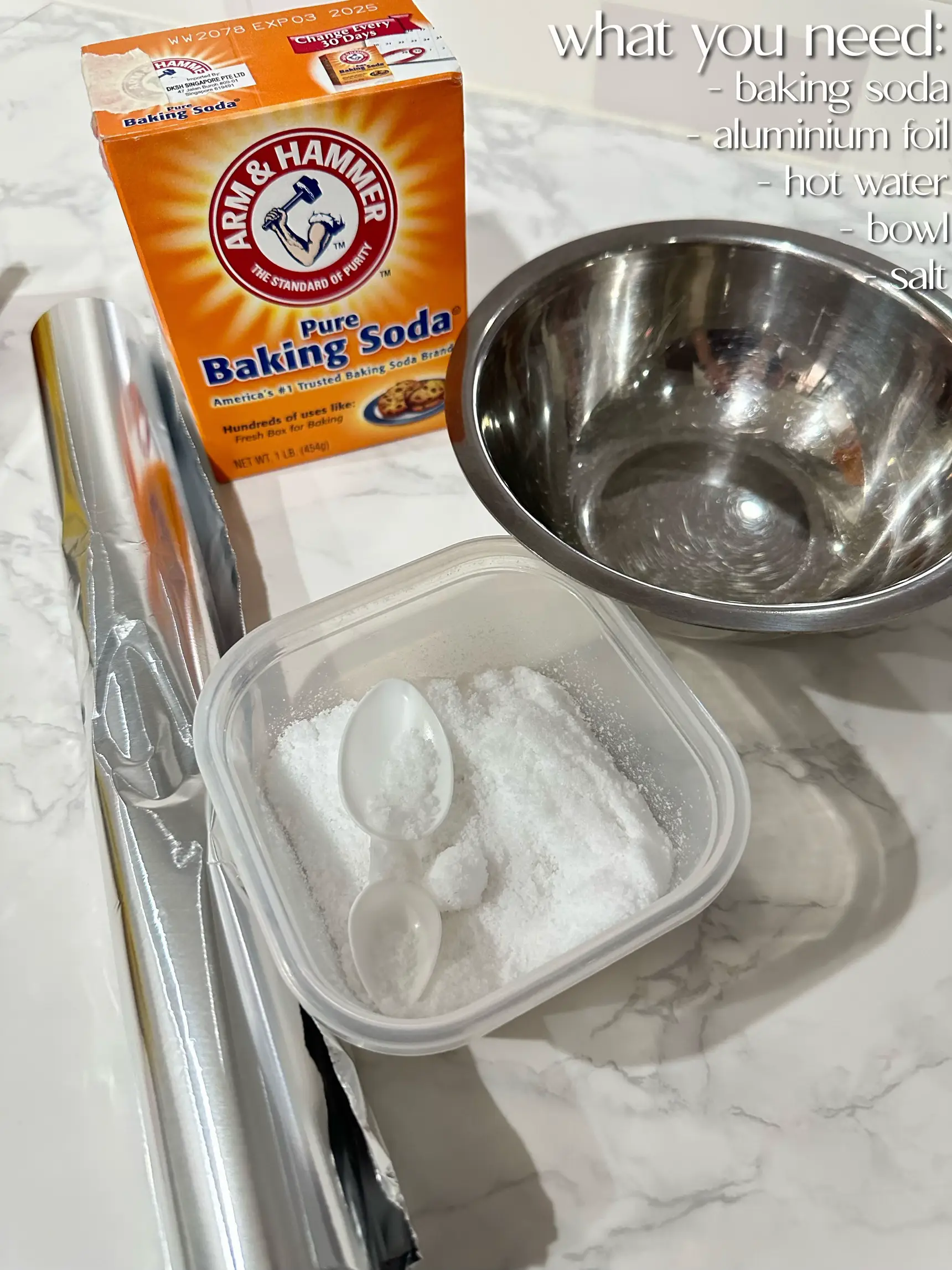 How to clean on sale earrings with baking soda