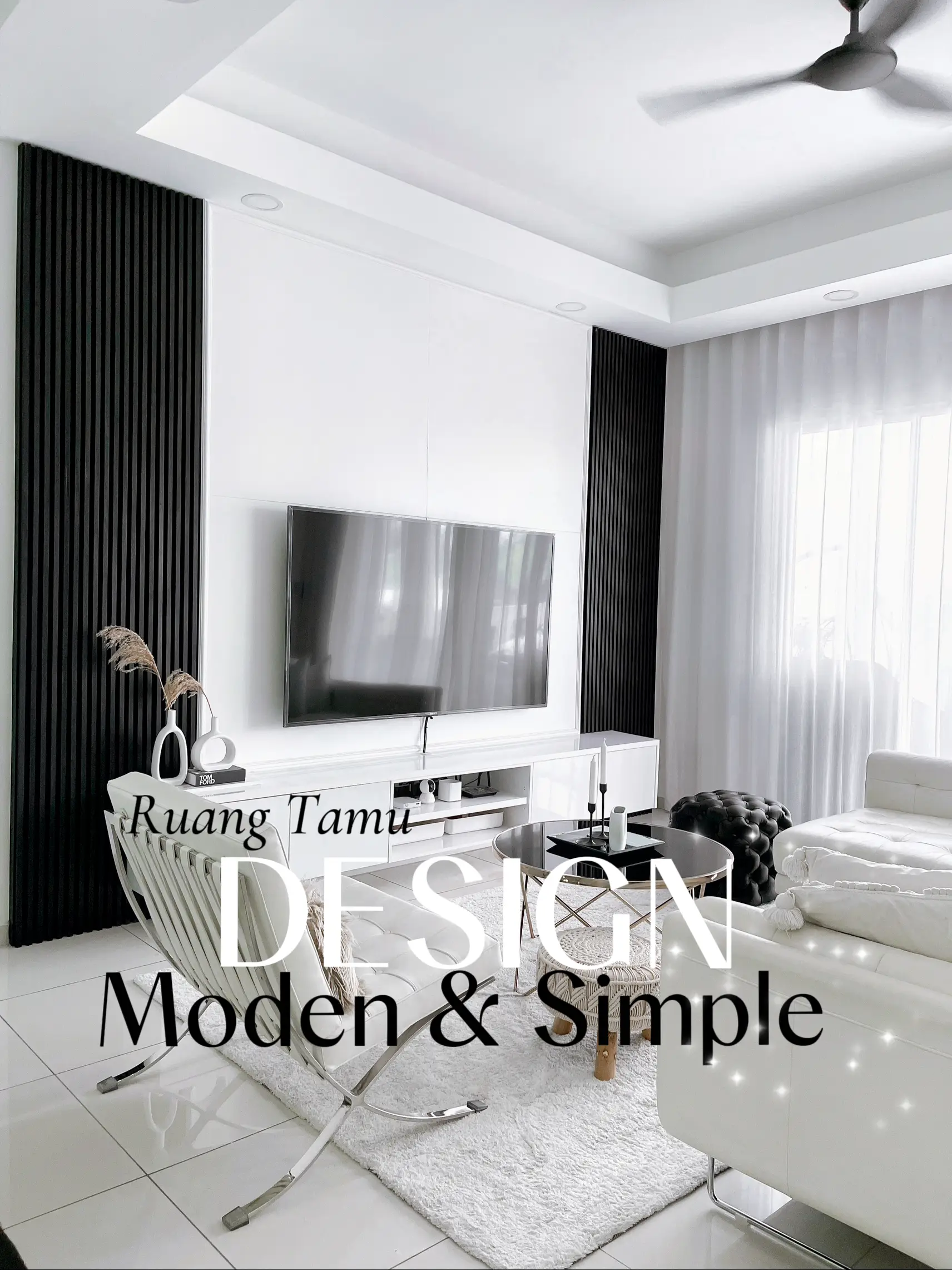 Ruang Tamu Moden Simple Sesuai Untuk Rumah Baru Galeri Disiarkan Oleh Aida Narina Lemon8