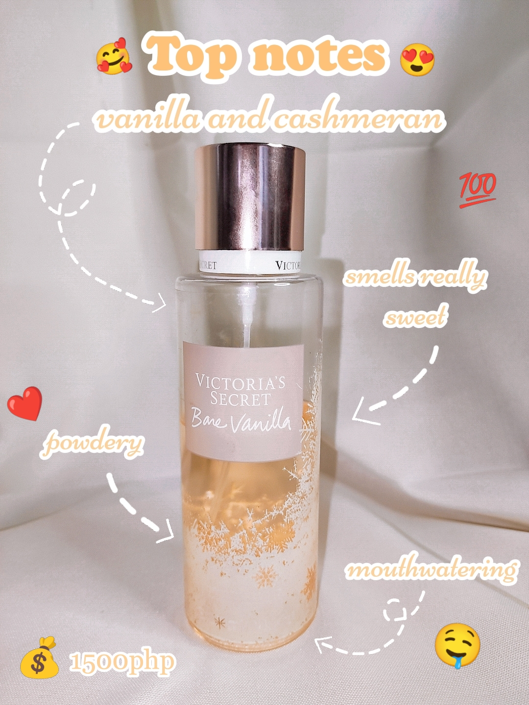 Victoria's Secret, Vanilla Lace, Bare Vanilla, REVIEW, Philippines