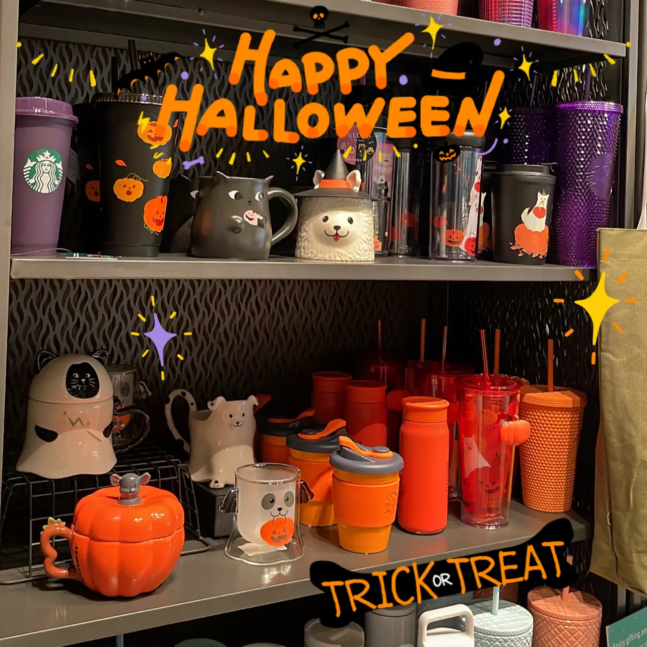 Starbucks Halloween 2022 Glow in the Dark Purple Spooky Tumbler New With Tag