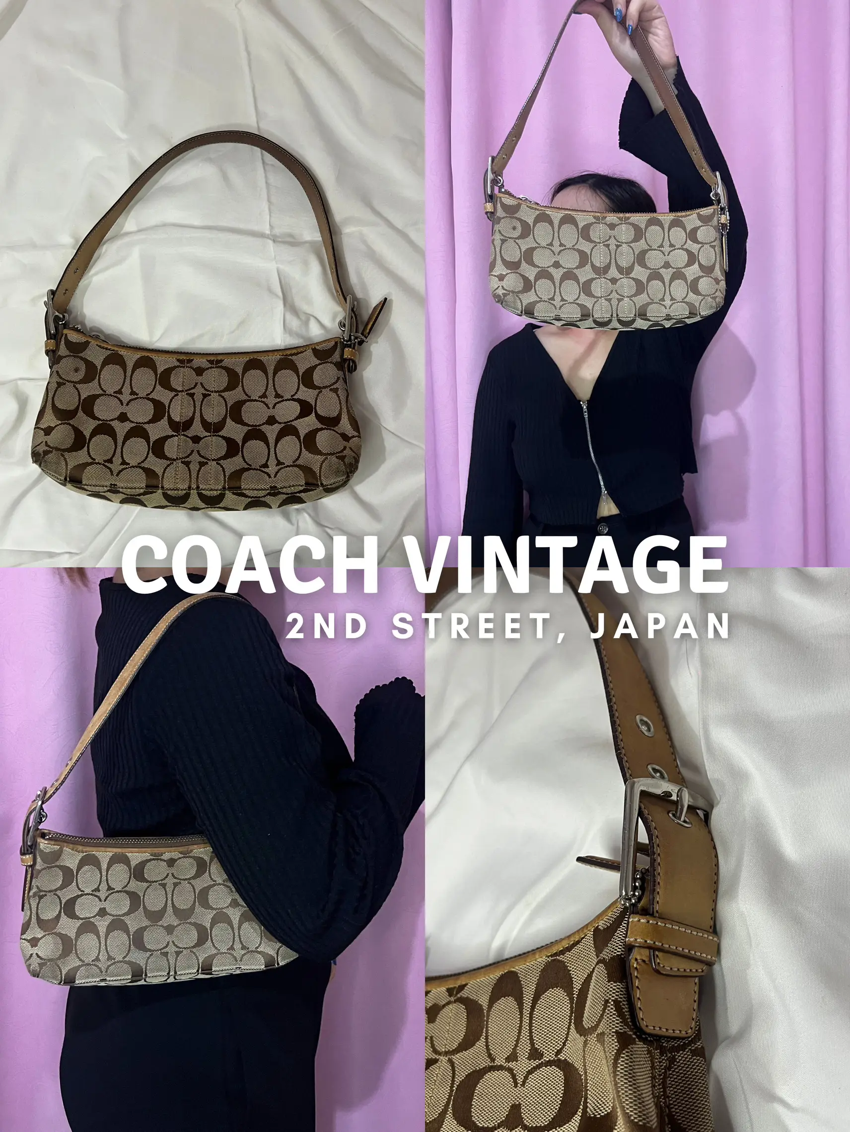 Japanese second-hand Vintage Louis Vuitton LV presbyopic bag