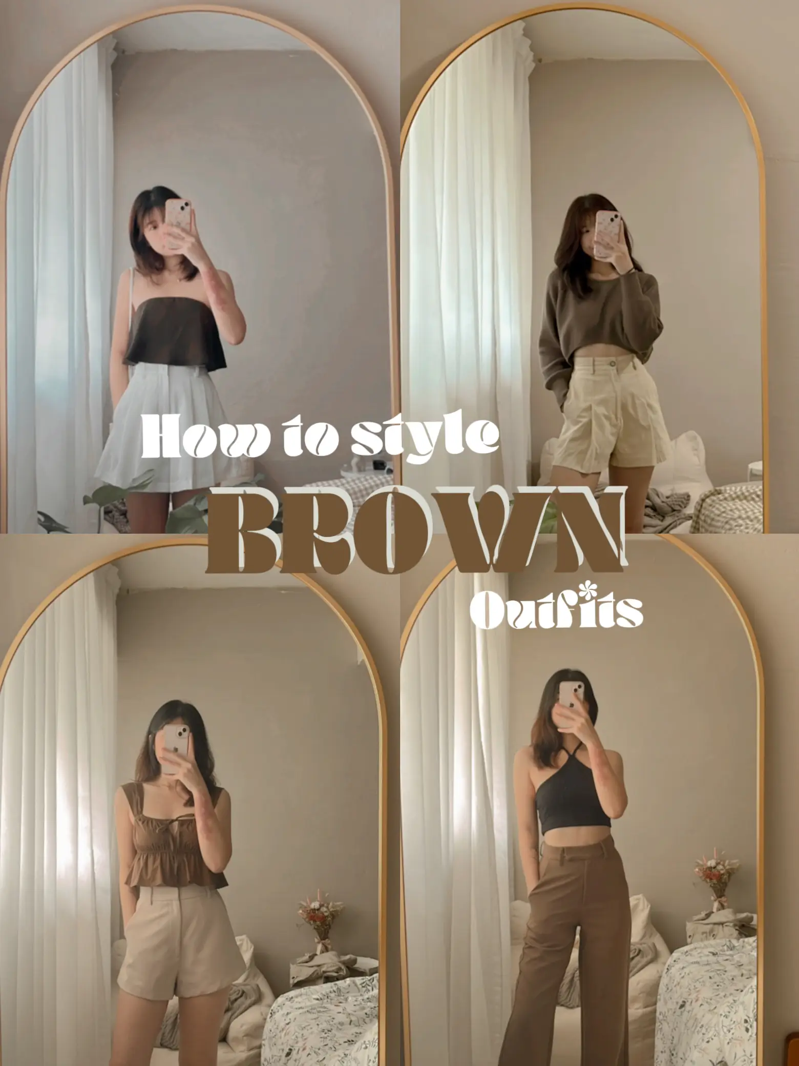 How to Wear Brown and Black Together