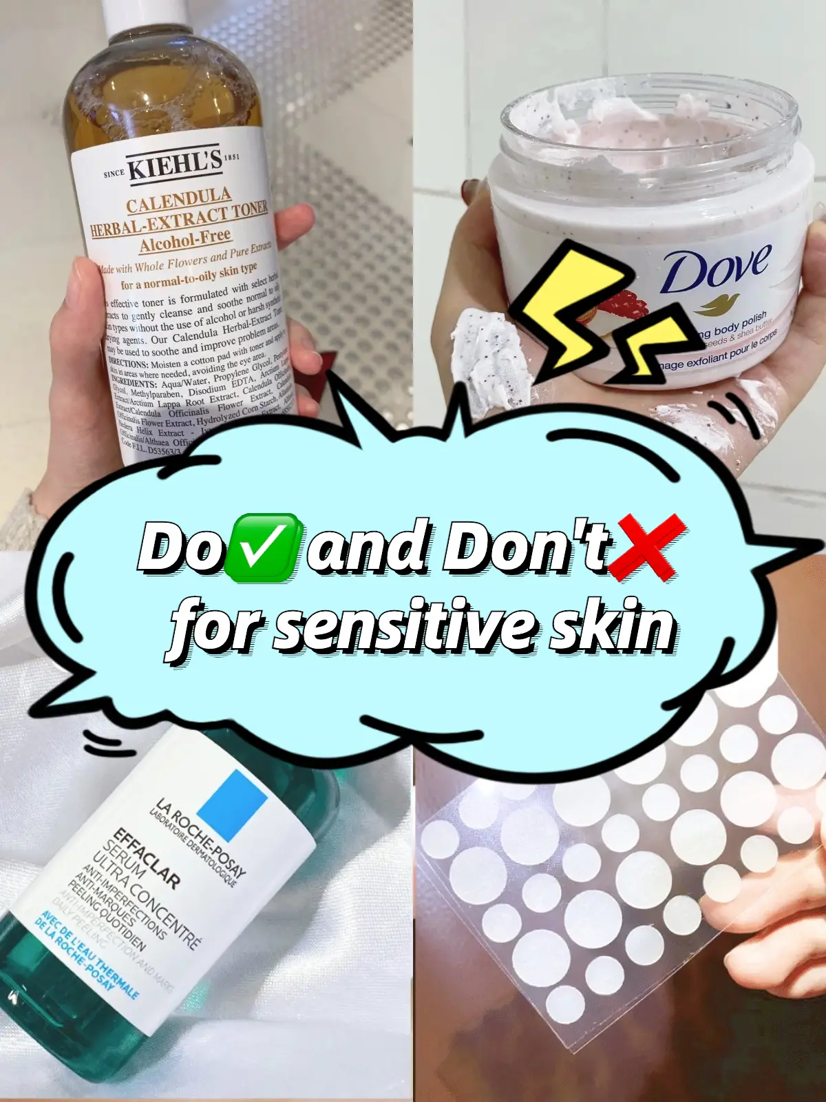 do✓ and don't❌ skincare for sensitive skin | Annisahが投稿した