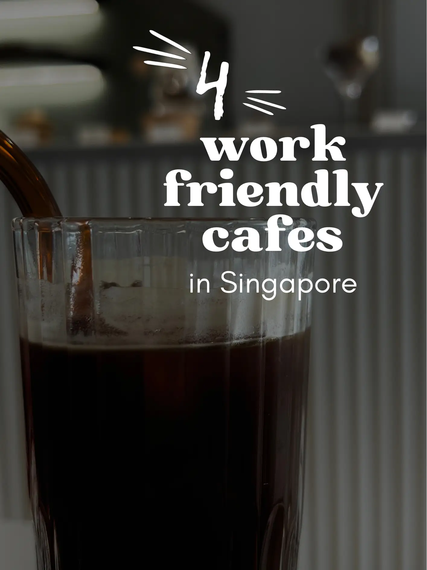 Guide to work friendly cafes in Singapore✨'s images