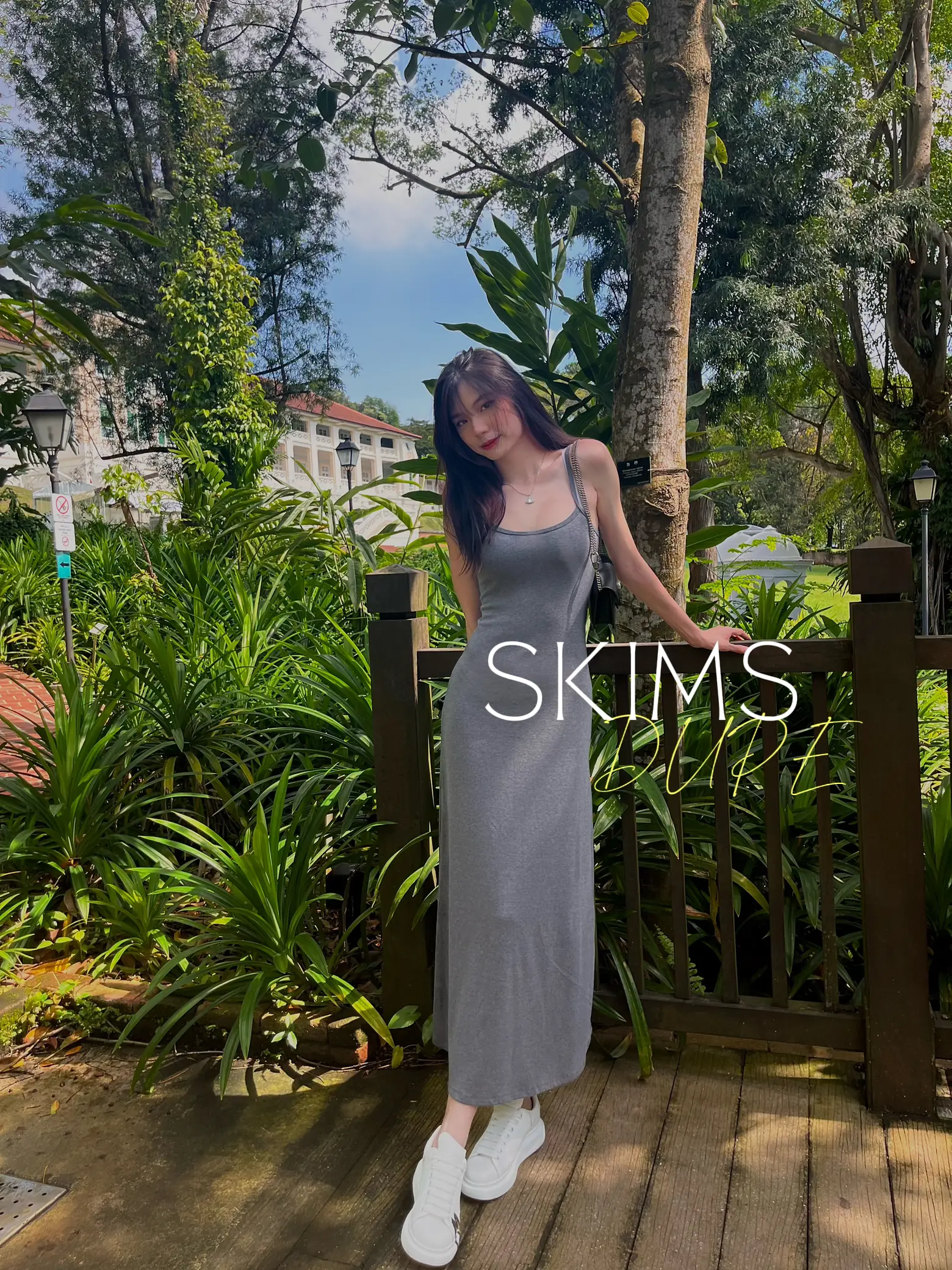 I found a dupe for the Skims lounge dress from  - it had a hidden  feature that made it better than the real thing