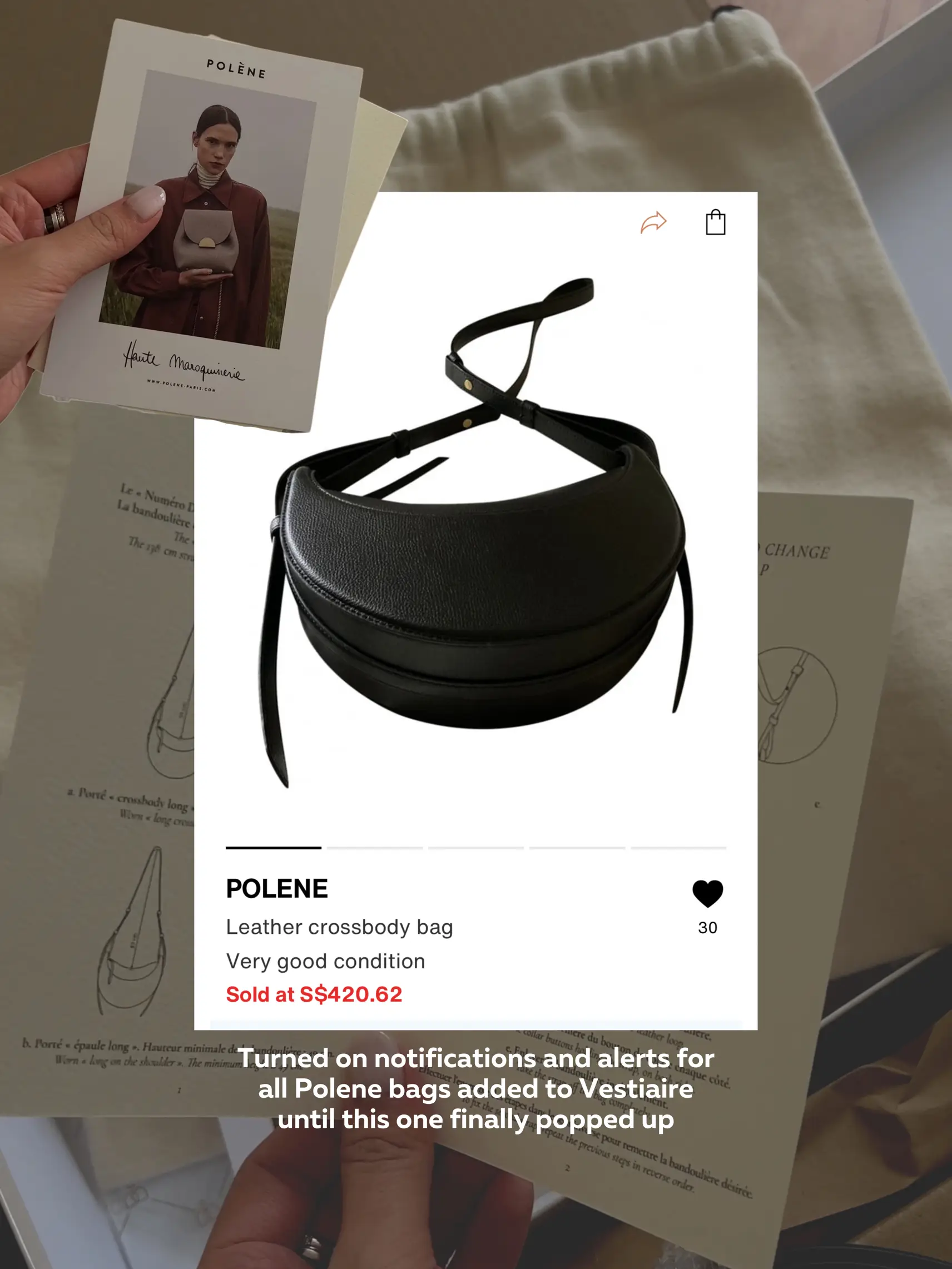  japan not in stock polene numero dix hobo : Home & Kitchen