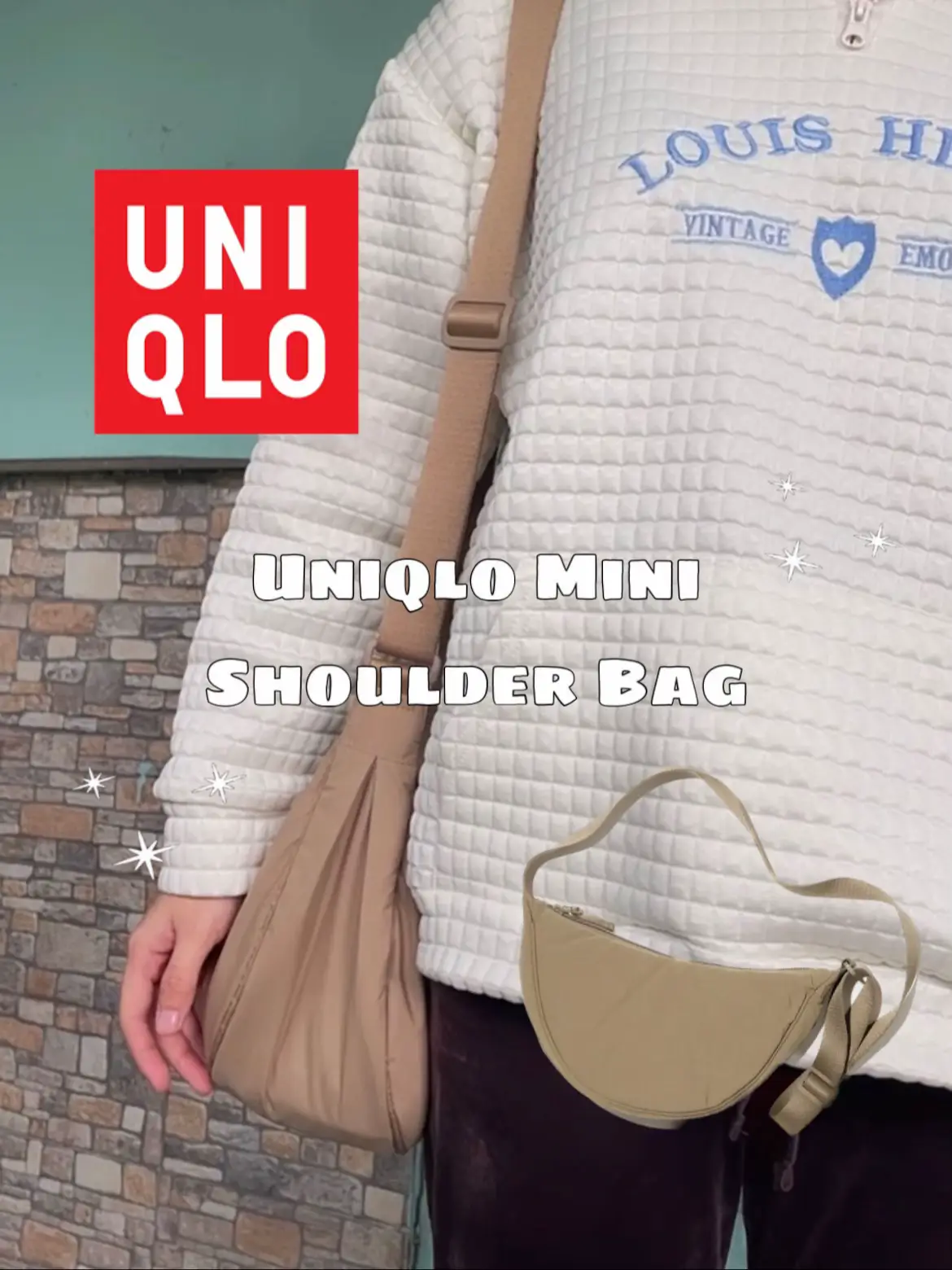 caitlin (@caitlinphillimore)'s video of uniqlo shoulder bag