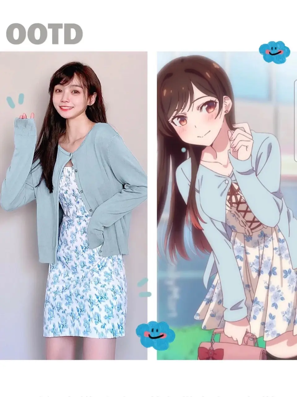 🌸 Anime Outfit 🌸 RENTAL GIRLFRIEND | Galeri disiarkan oleh Claresha.tips  | Lemon8