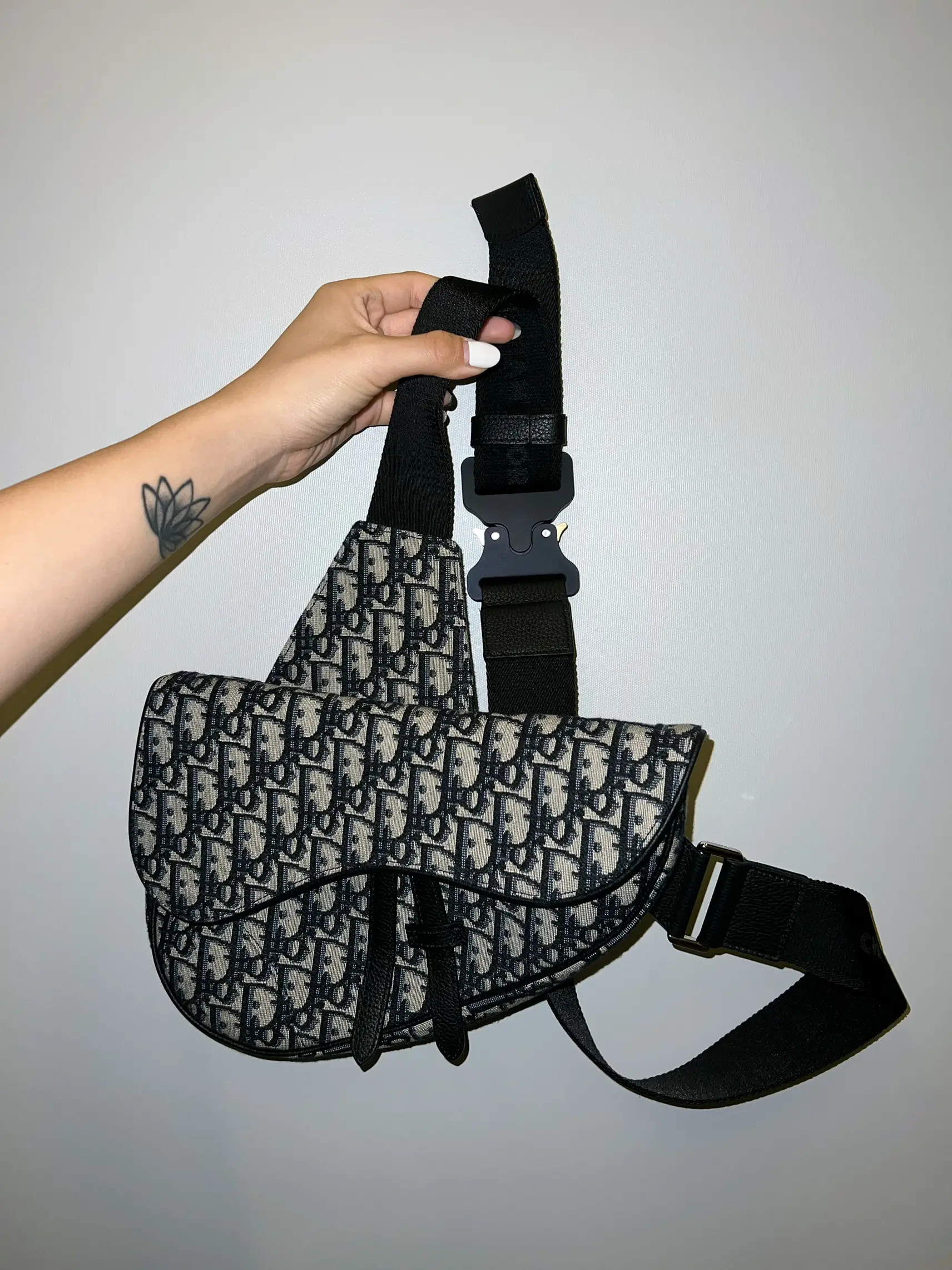 Dior Men's Nano Saddle Bag