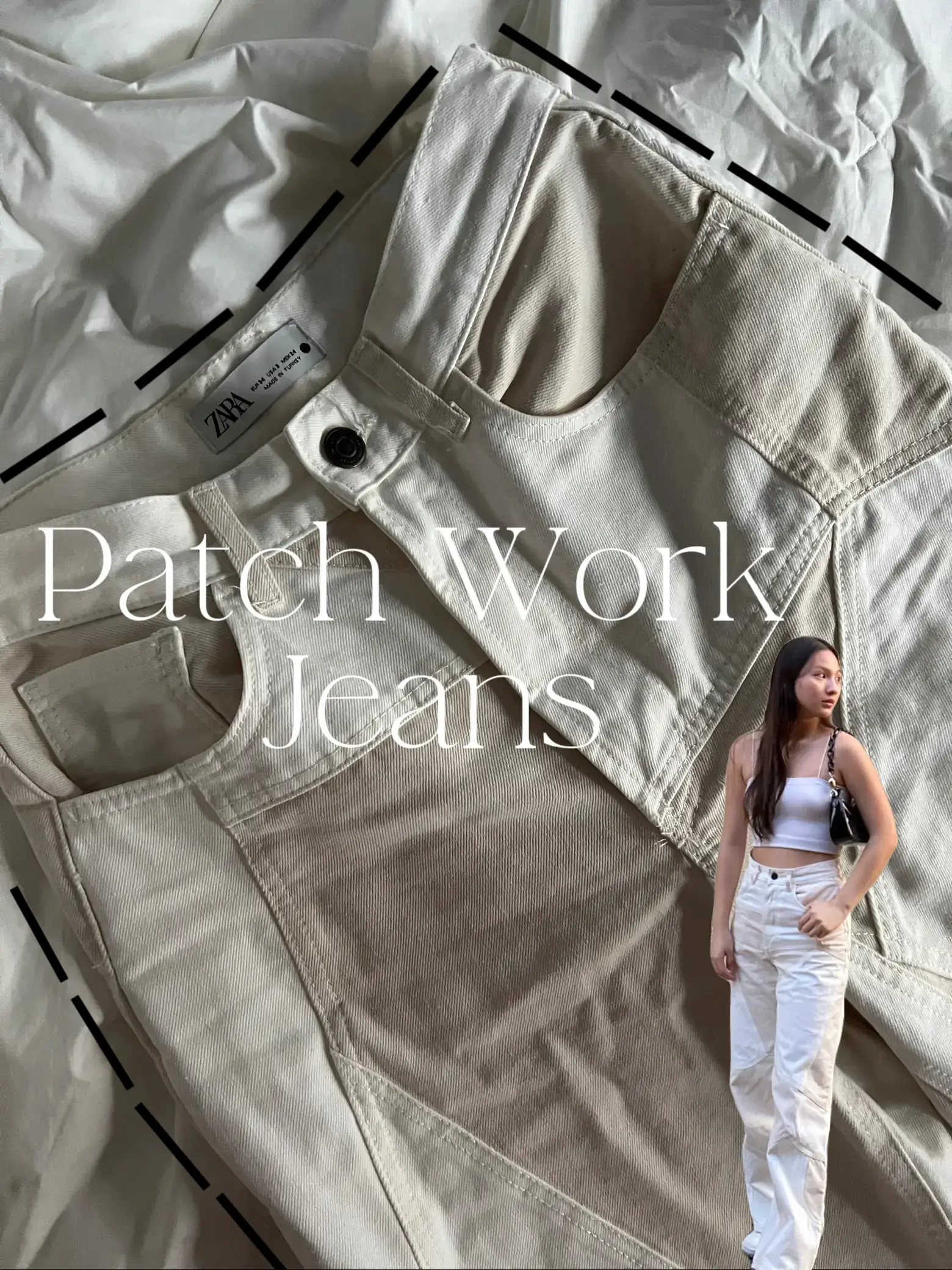 how to make patchwork pants 🌱