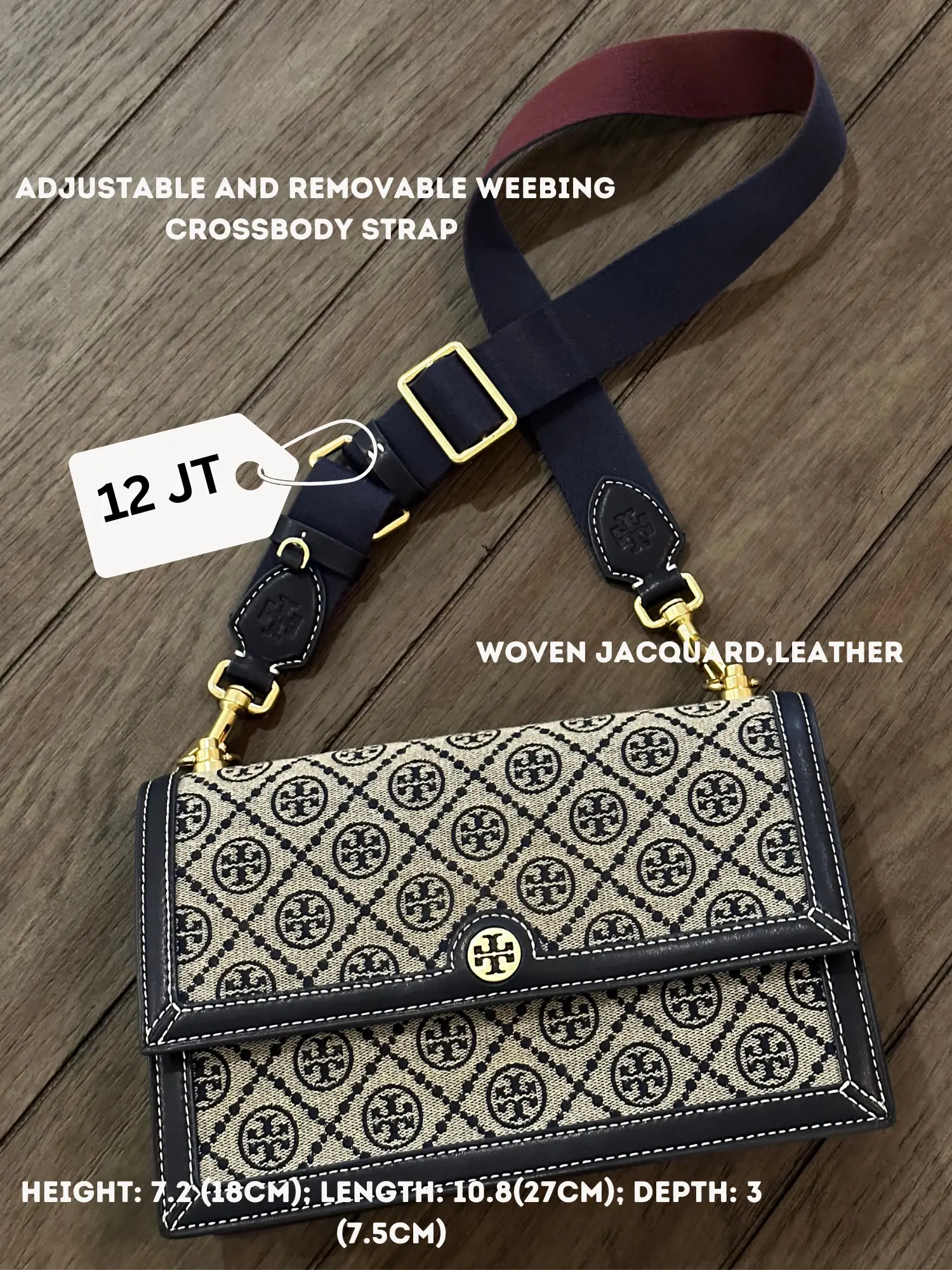 Tory Burch T Monogram Jaquard Mini Tote : Unboxing and Review 