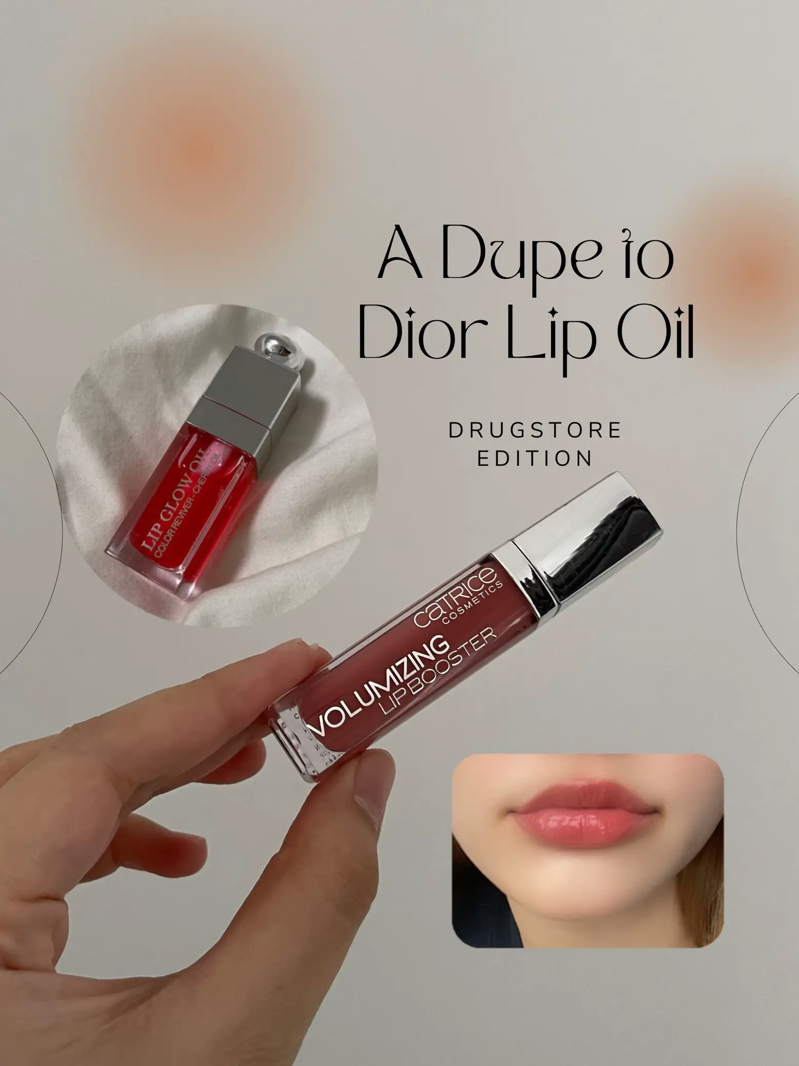 A DUPE TO DIOR LIP OIL?? DRUGSTORE EDITION