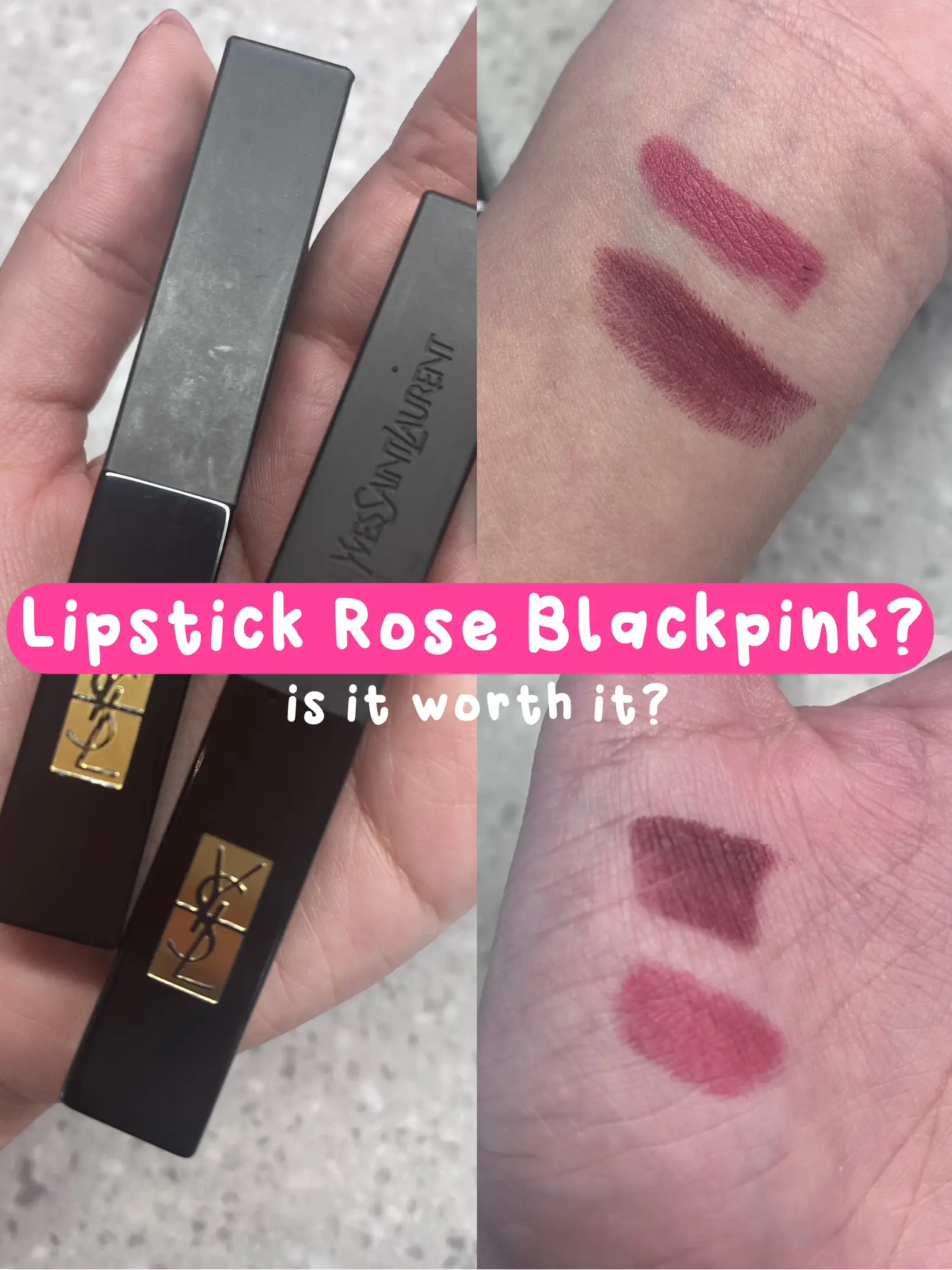 Review Lipstick Rose Blackpink! 💄💋 YSL Slim Matte | Gallery posted by  ayesha | Lemon8