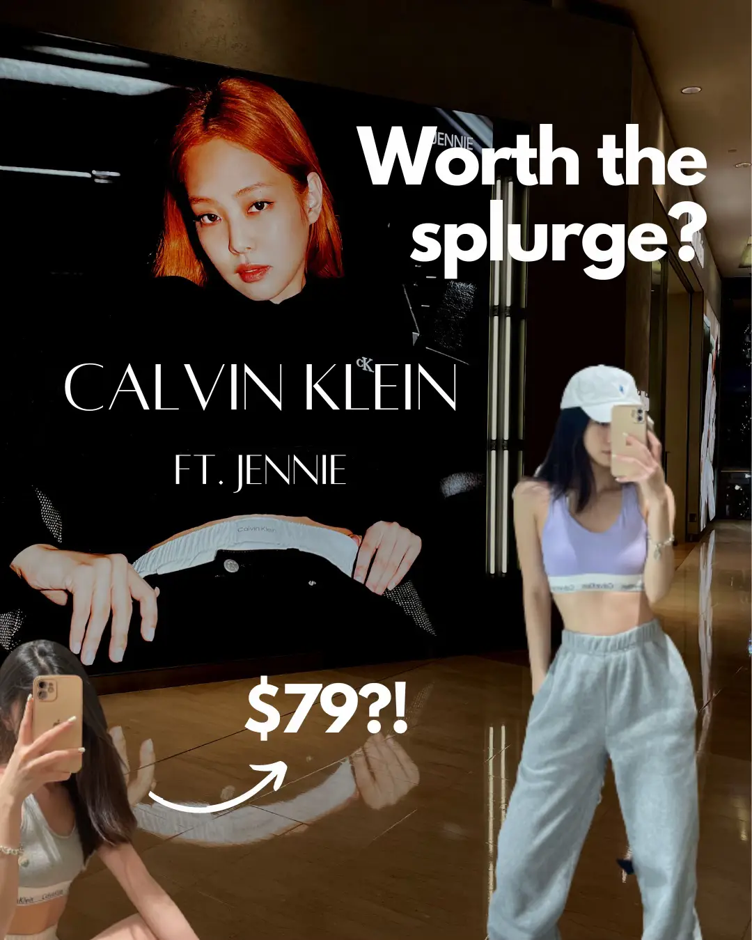 Calvin Klein One Shoulder Bralette Jennie, Women's Fashion, Tops