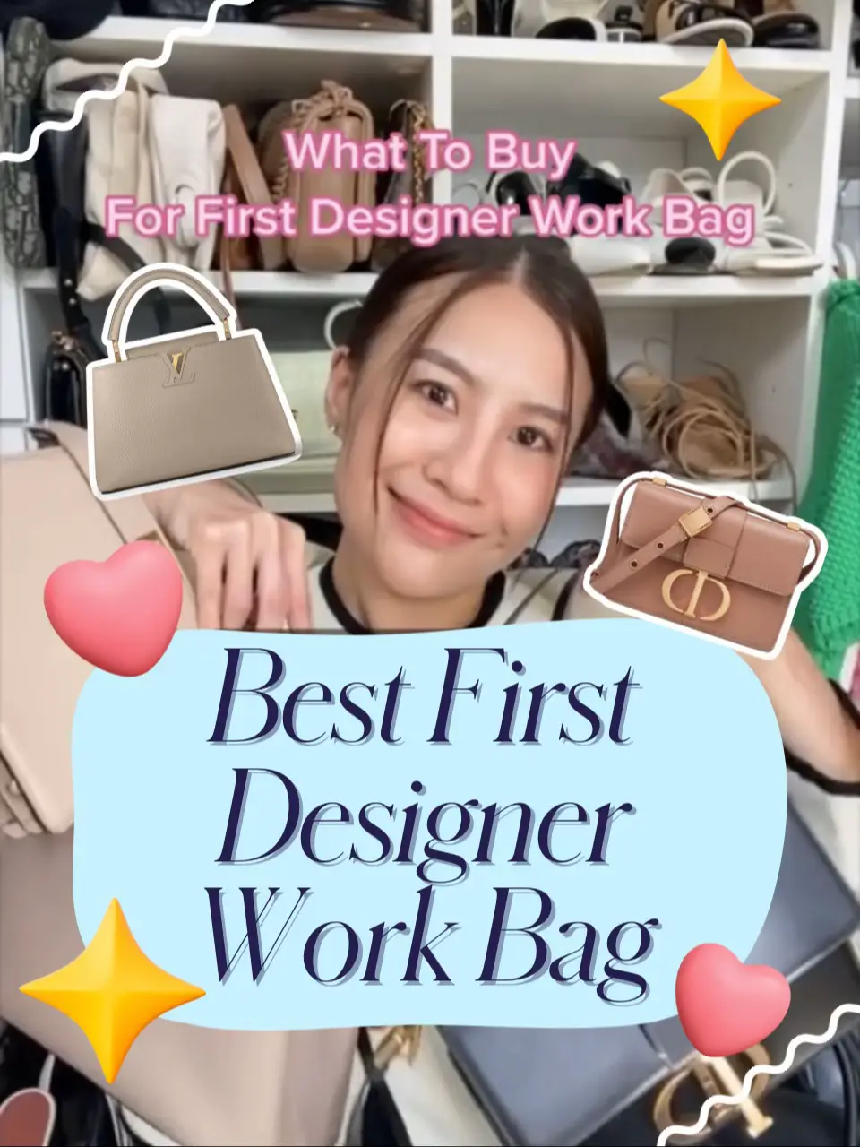 What To buy - FIRST designer work bag @savinachow 😱 #sgfashion #bagti