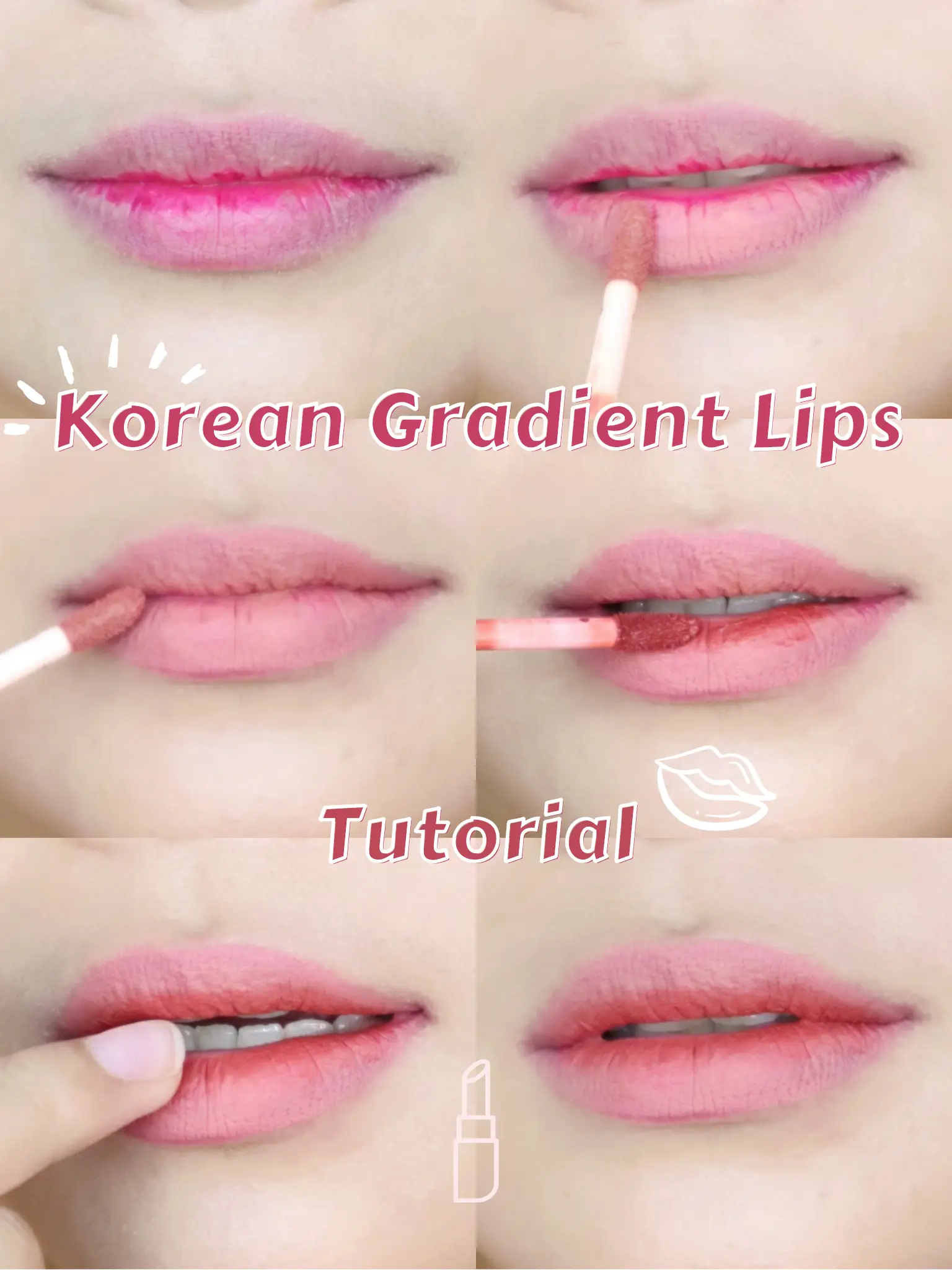 Korean Gradient Lips tutorial | Gallery posted by samsoncrismei | Lemon8