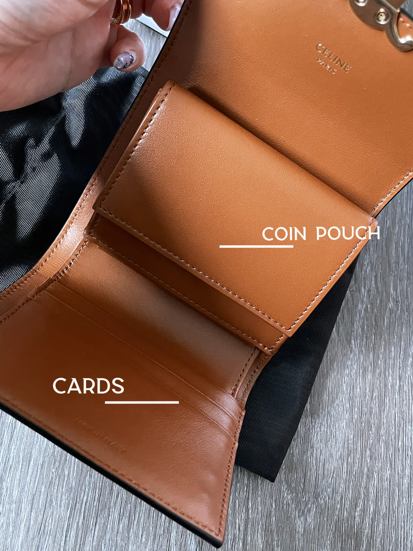 Celine Triomphe Compact Wallet with Detachable Card Holder Review