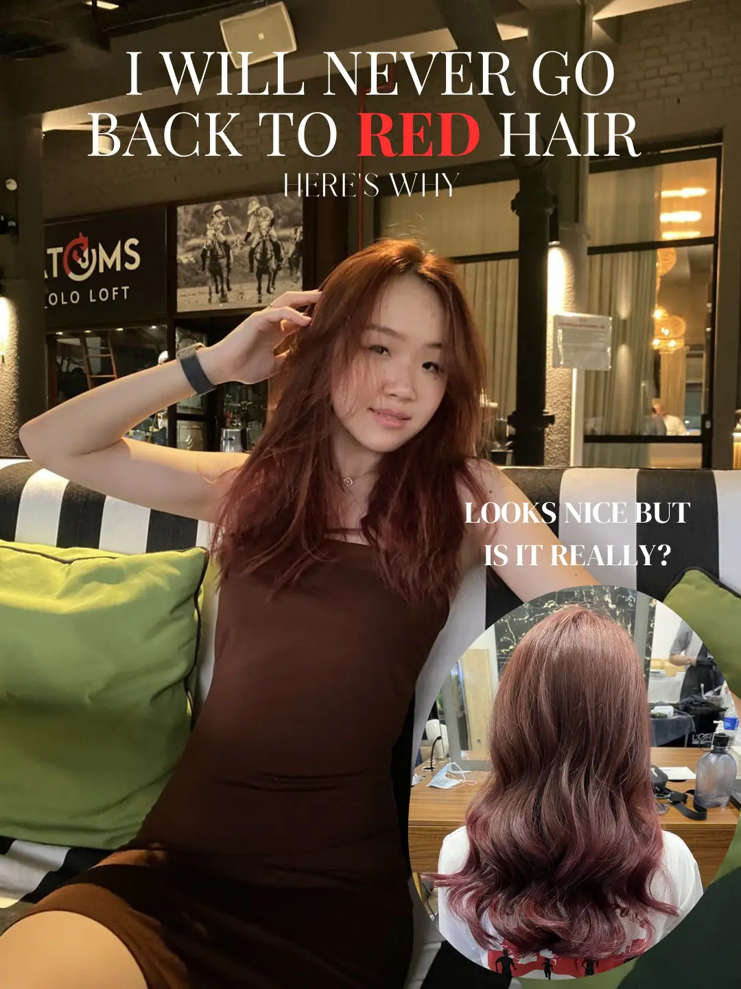 TIKTOK Dark cherry red HAIR DYE 💅🏼