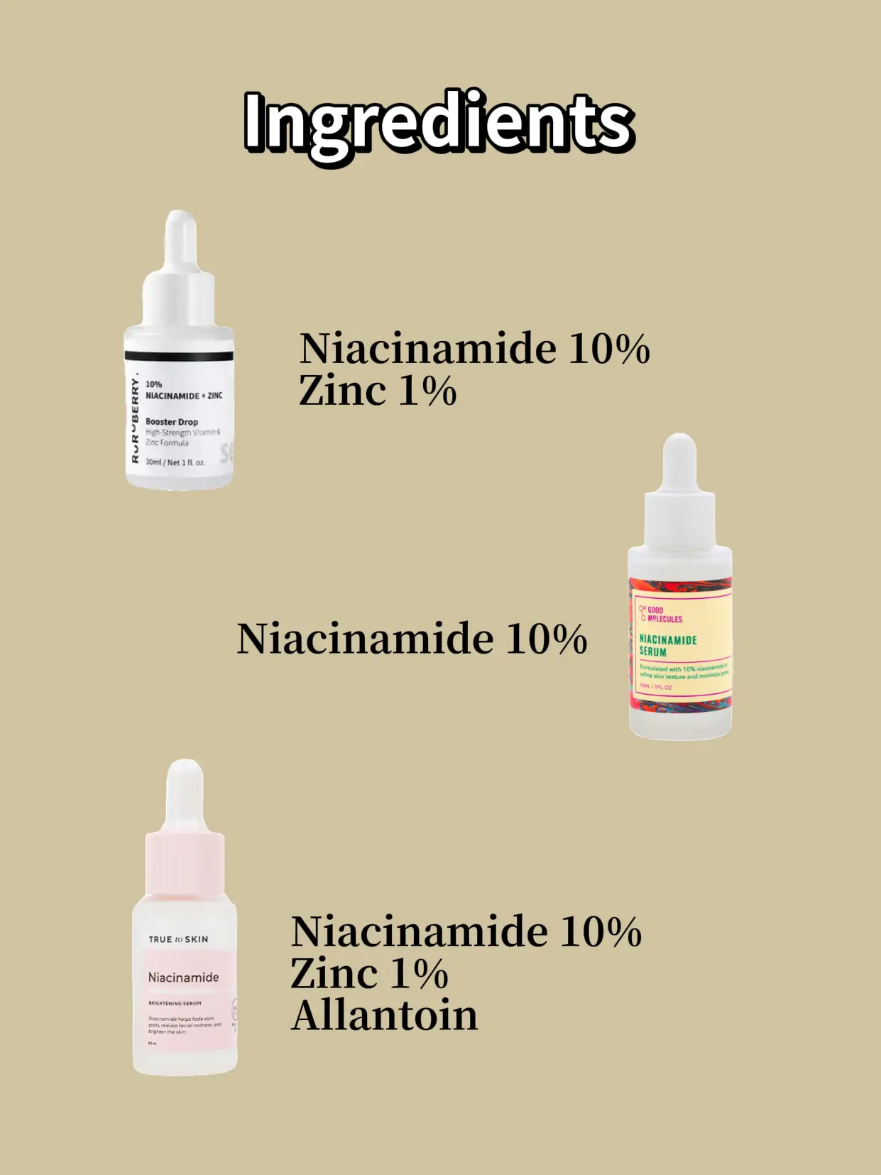 TO’s niacinamide feels gross so try these instead's images(1)