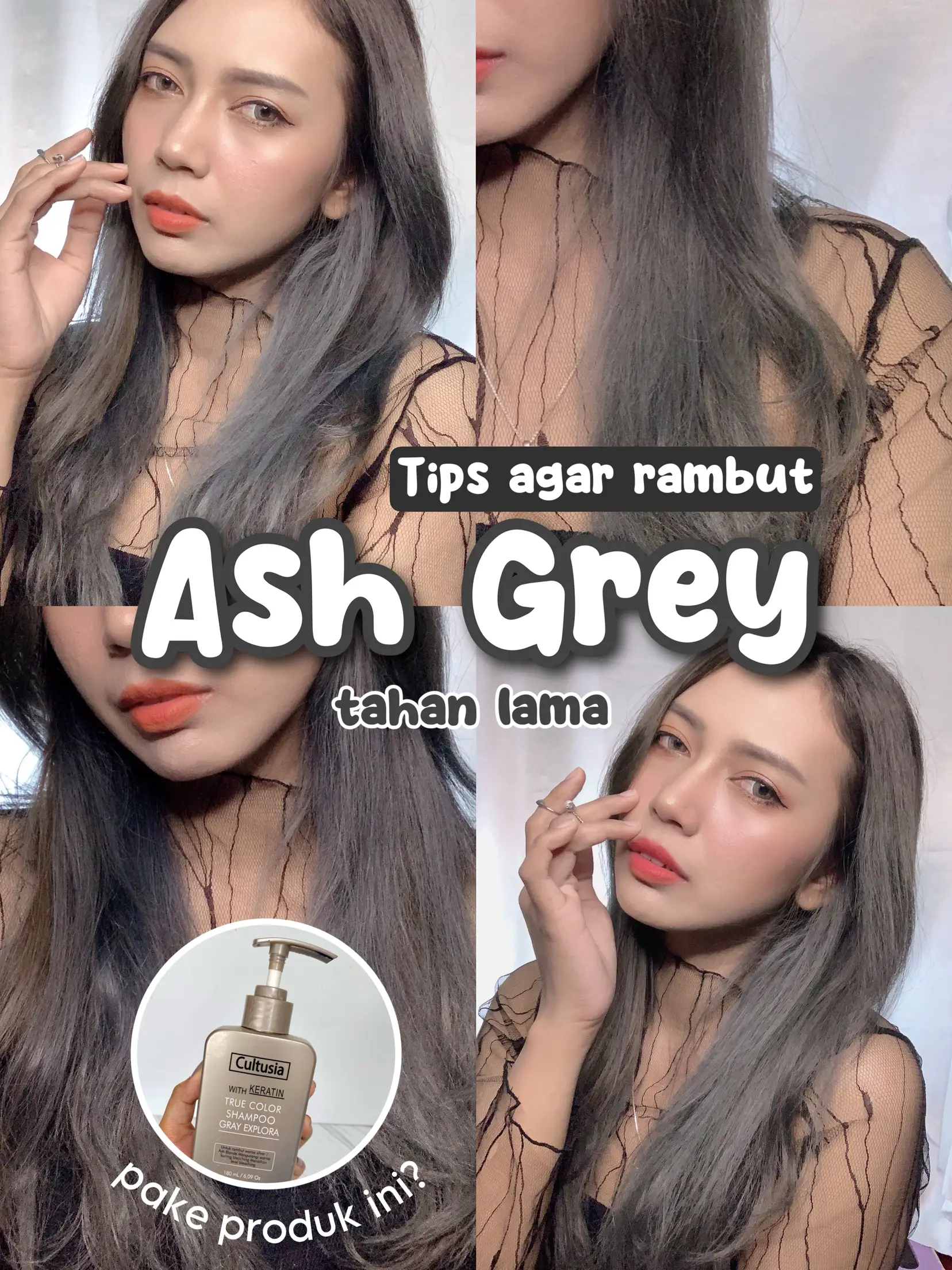 Coloring Rambut Ash Grey