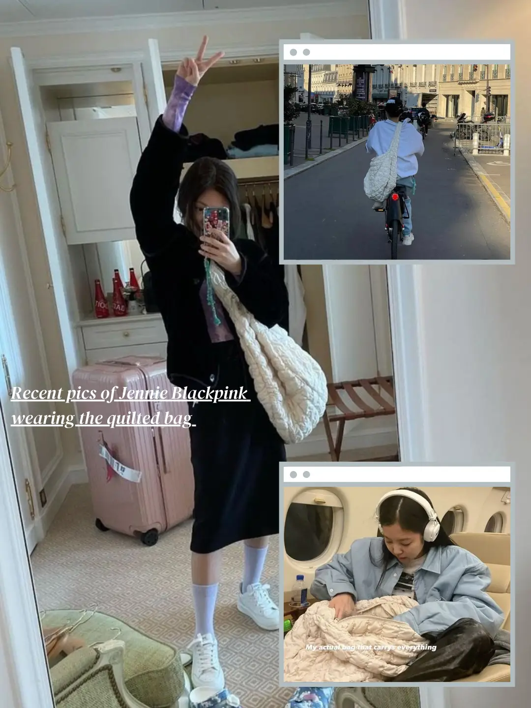 Netizens react to knock-offs of BLACKPINK Jennie's quilted bag