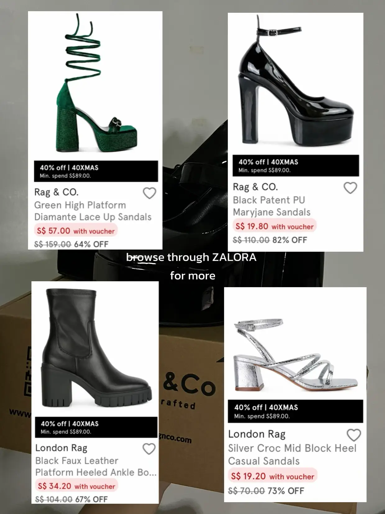 zalora shoes and sandals