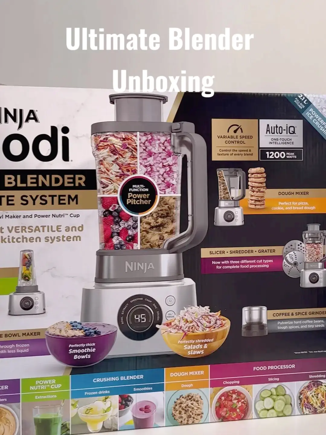 Ninja Foodi Power Blender Ultimate System UNBOXING!