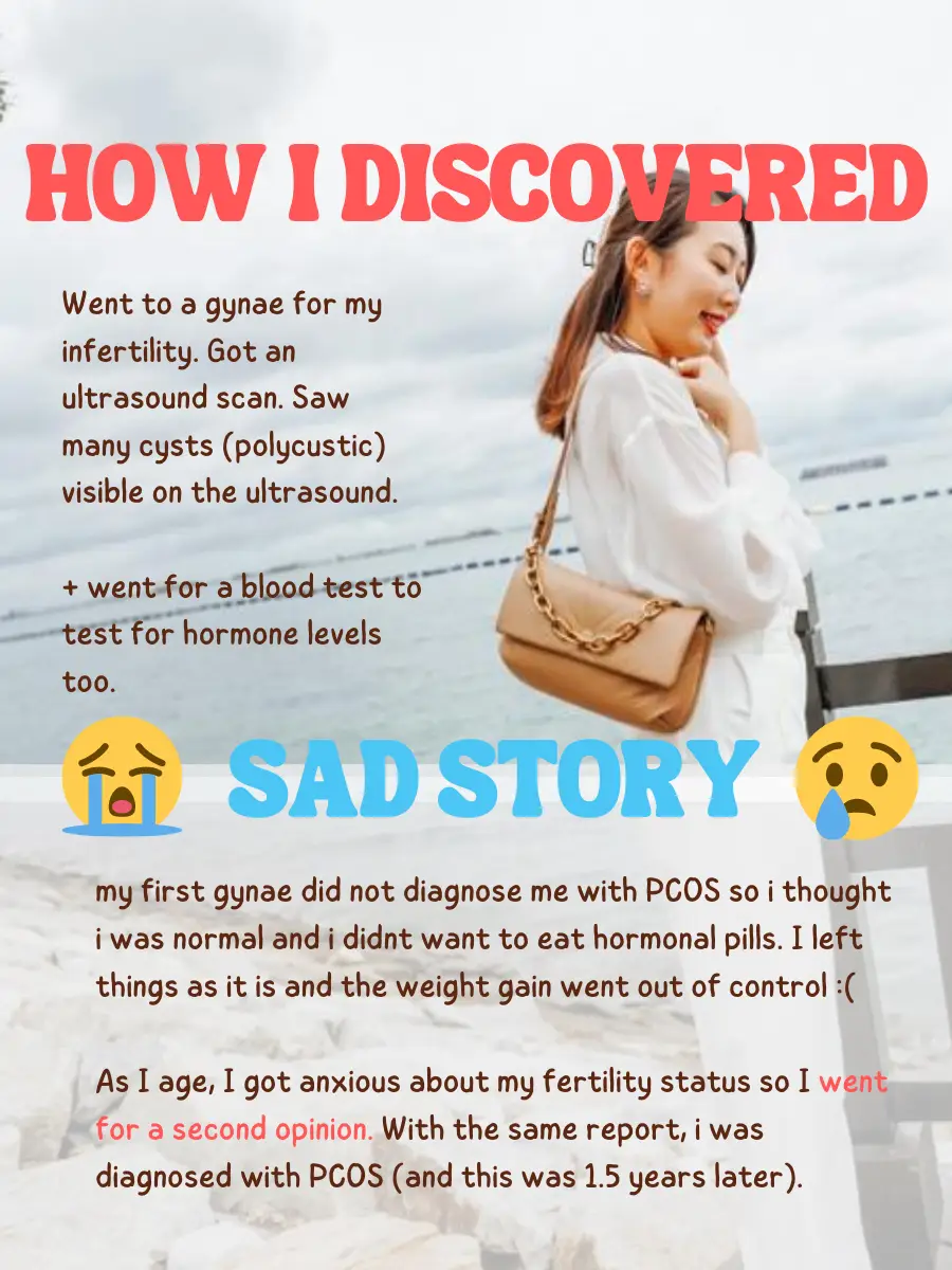 Irregular period + 8KG Weight Gain = it’s PCOS 😢🥹's images(3)