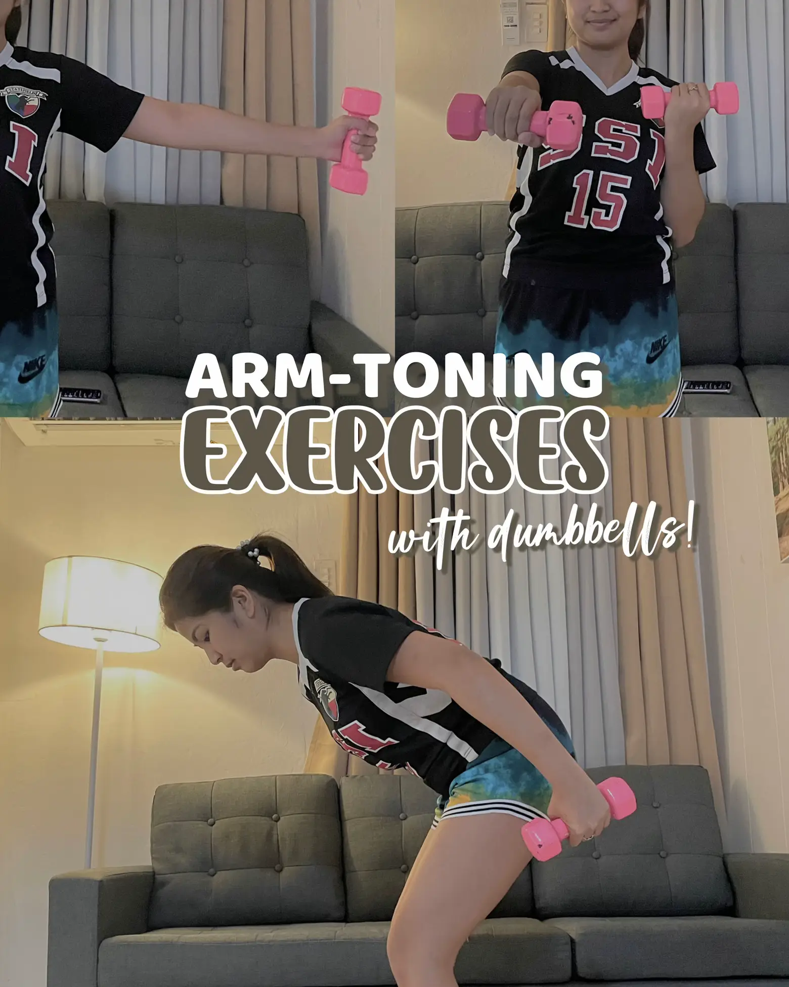 TIGHT TONED ARMS WORKOUT FOR WOMEN(using dumbbell), Gallery posted by Alea  Bianca