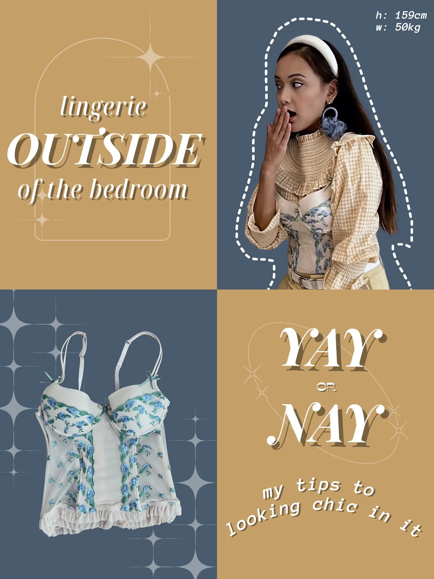 How to Wear Lingerie Outside