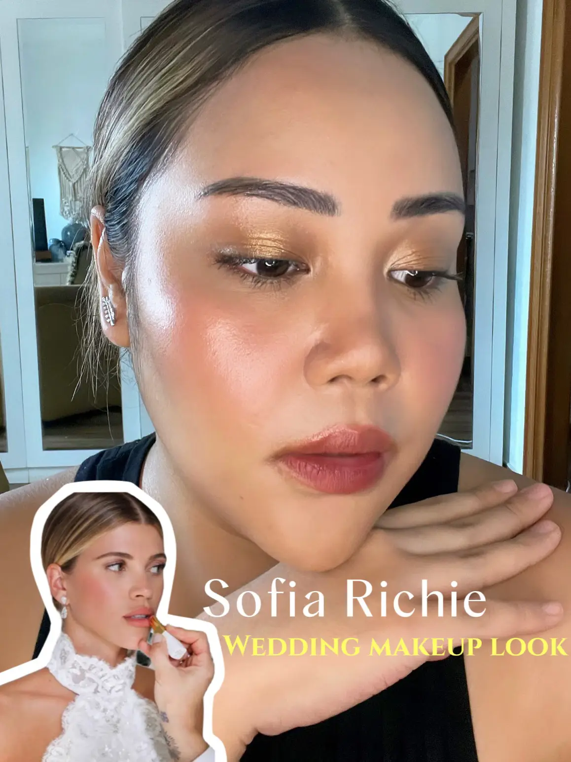 Sofia Richie Just Re-Created Her Wedding Makeup on TikTok