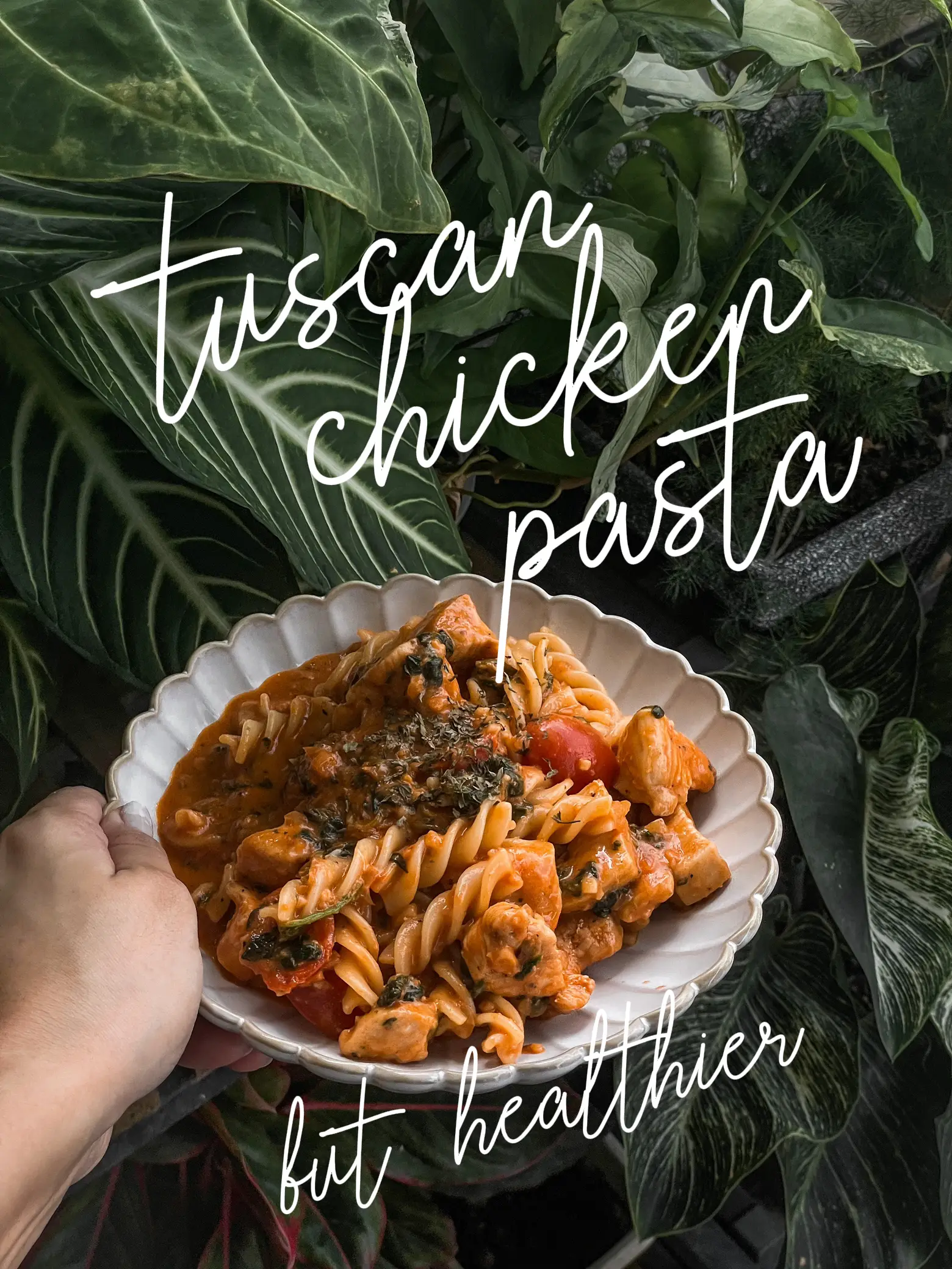 🥘But Healthier: Tuscan Chicken Pasta in 15 mins🥘's images