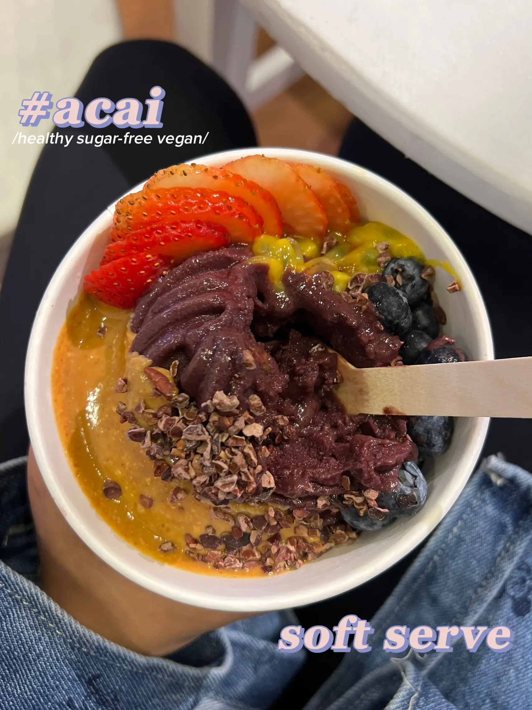 Soft serve acai hot sale