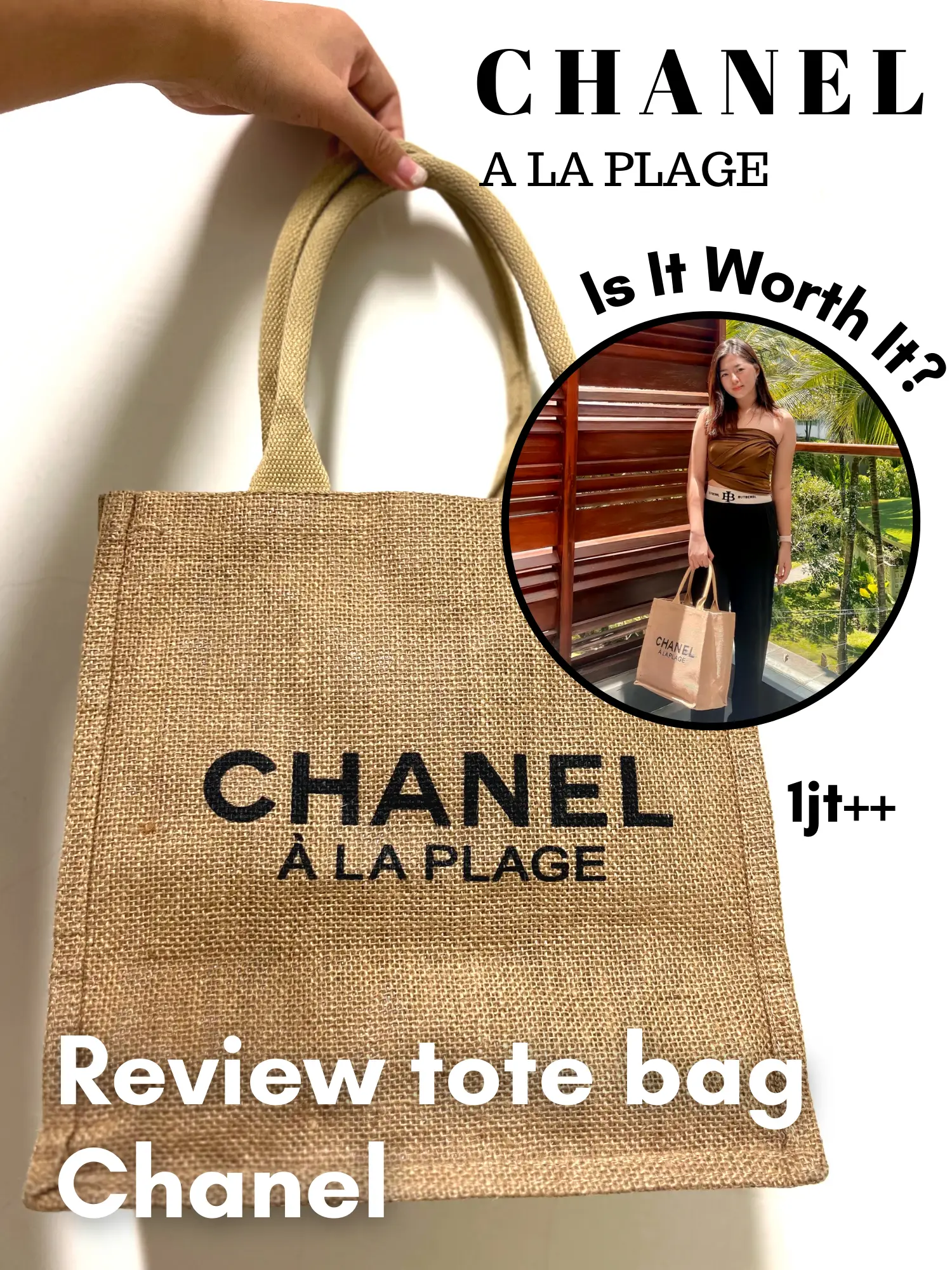 REVIEW TOTE BAG CHANEL SEJUTAAN 😱😱, Gallery posted by Grace Sabartina